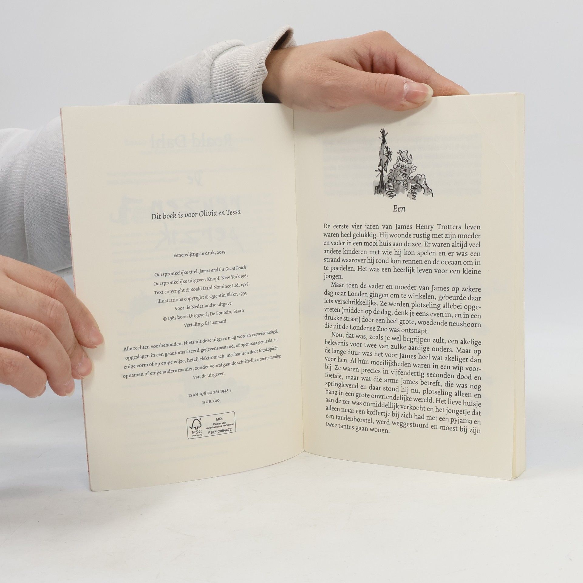Roald Dahl De reuzenperzik