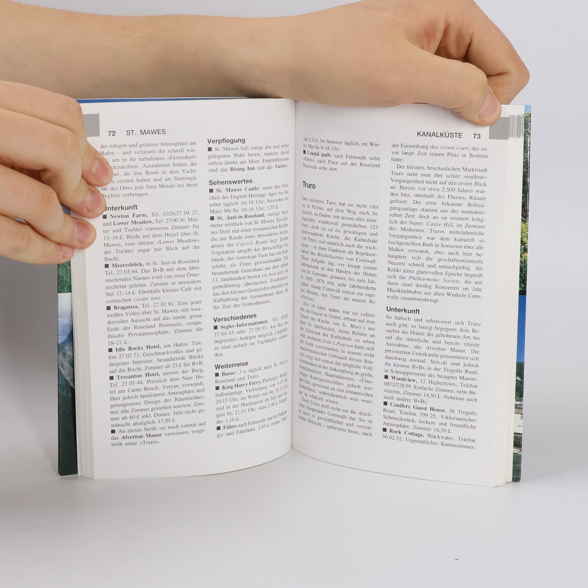 Mark Schmidt Cornwall selbst entdecken - Reisehandbuch '95/'96 mit praktischen Tips & Preisangaben