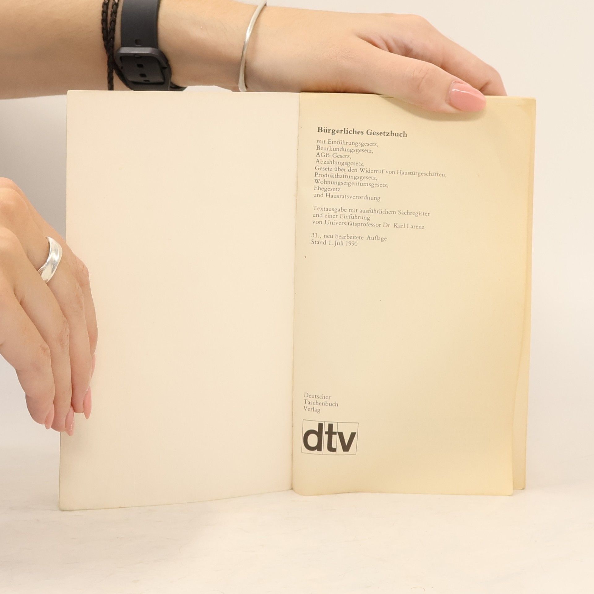Various authors Bürgerliches Gesetzbuch 31