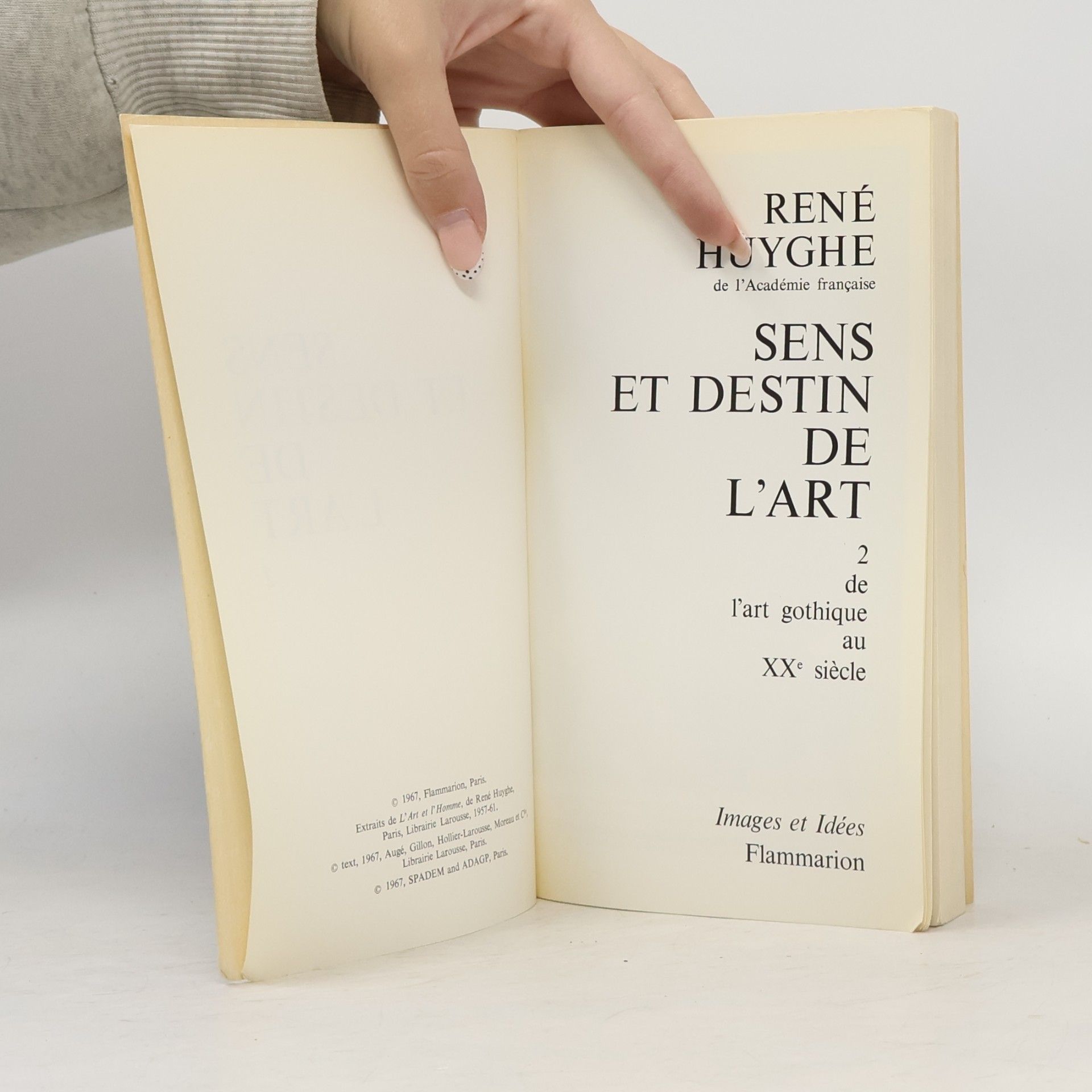 René Huyghe Sens et Destin de l'Art 2
