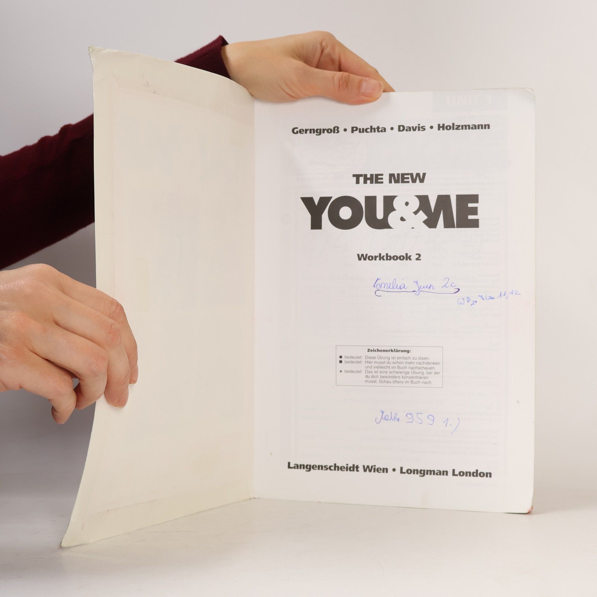 Collectif d'auteurs The New You & Me. Workbook 2