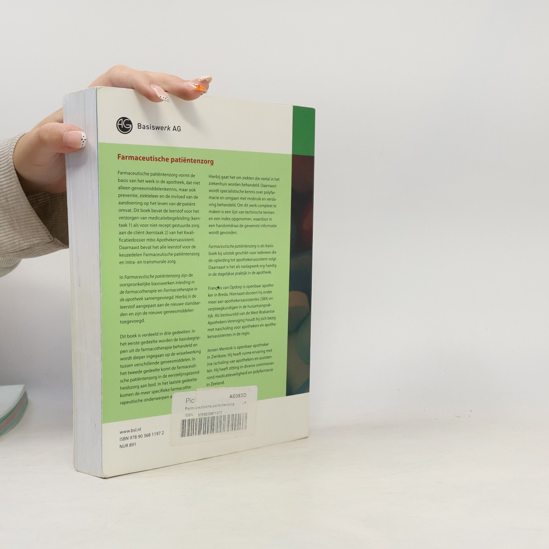 J.R. Mentink Basiswerk AG: Farmaceutische patiëntenzorg