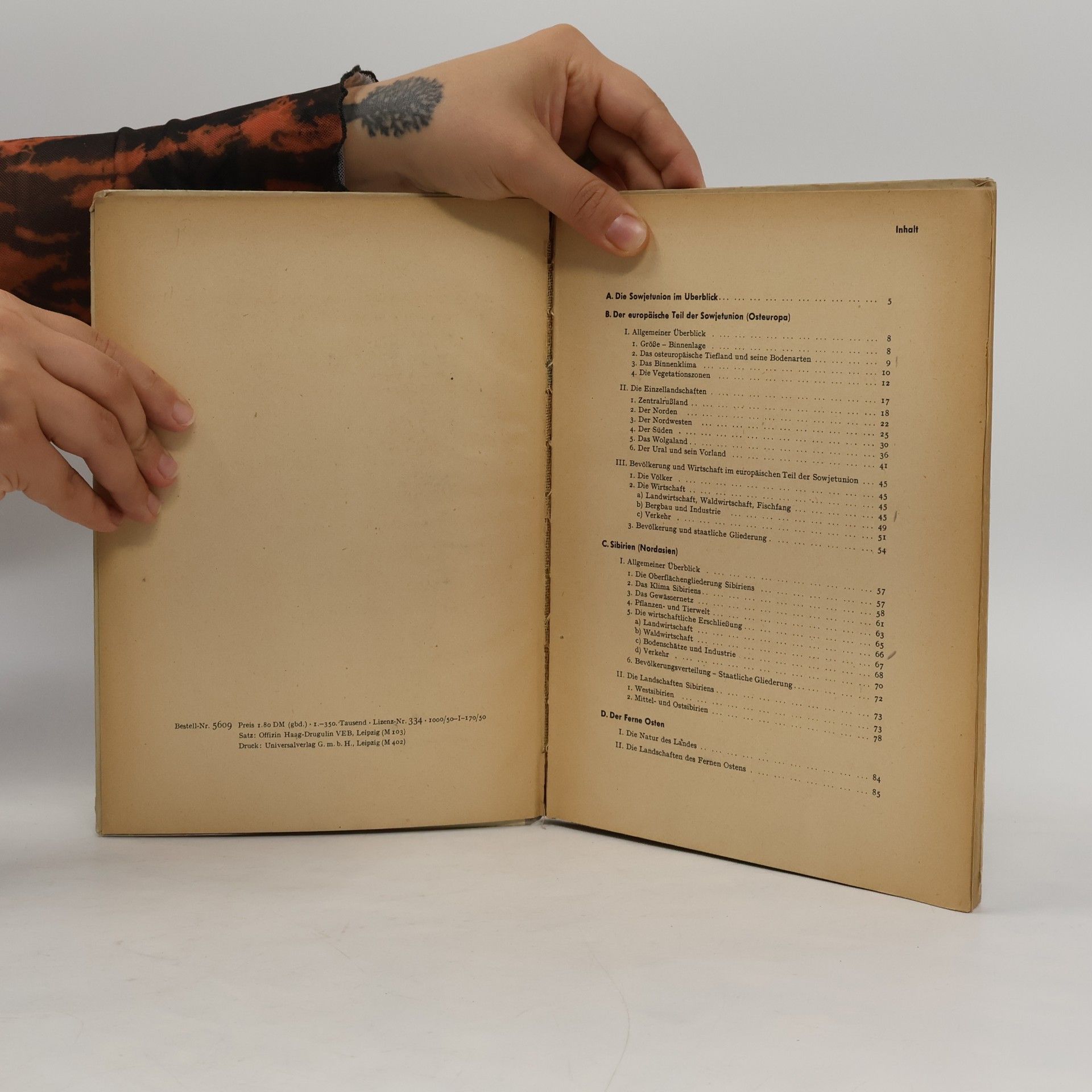 Autorenkollektiv Lehrbuch der Erdkunde. Die Sowjetunion