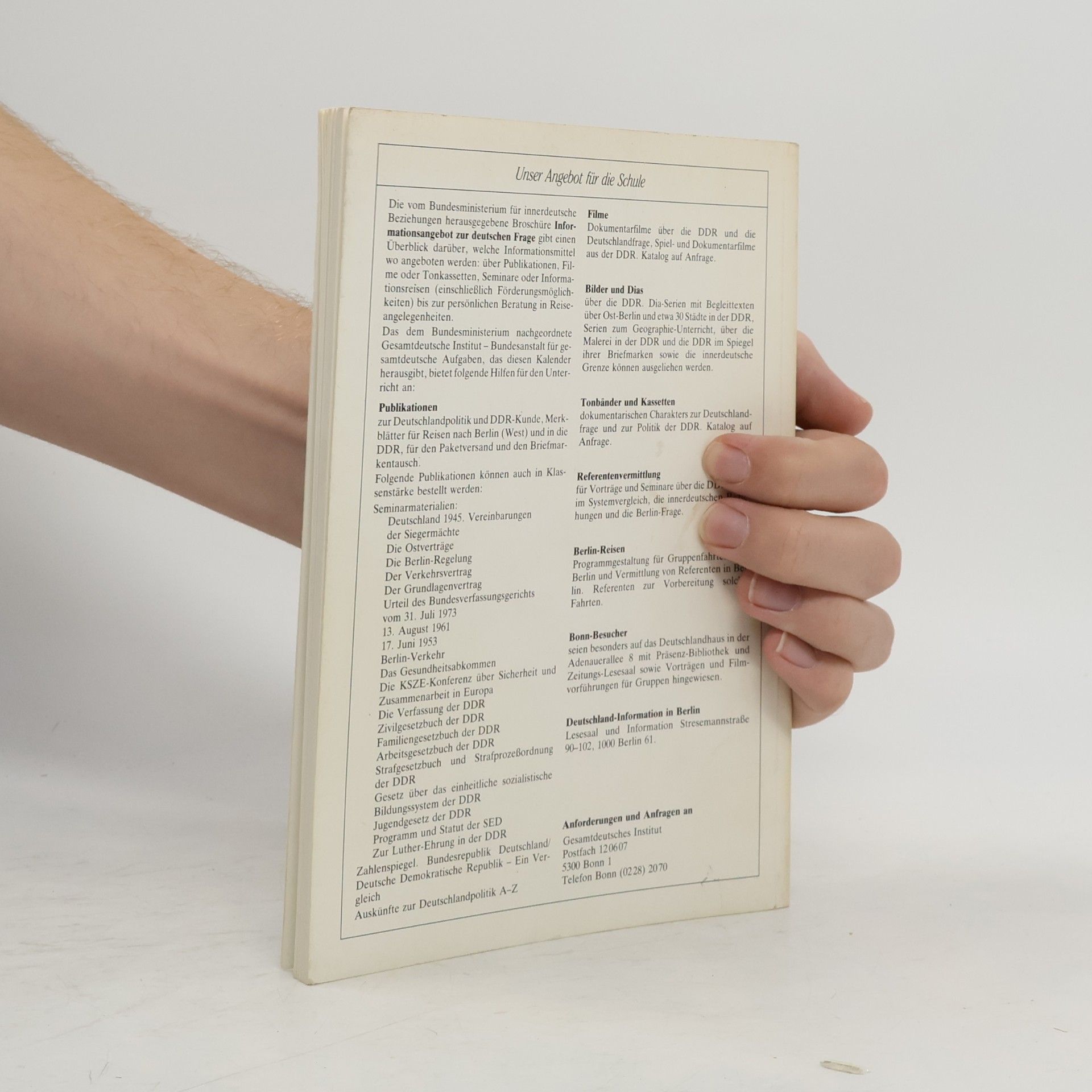 Various authors Städte und Landschaften an der Innerdeutschen Grenze