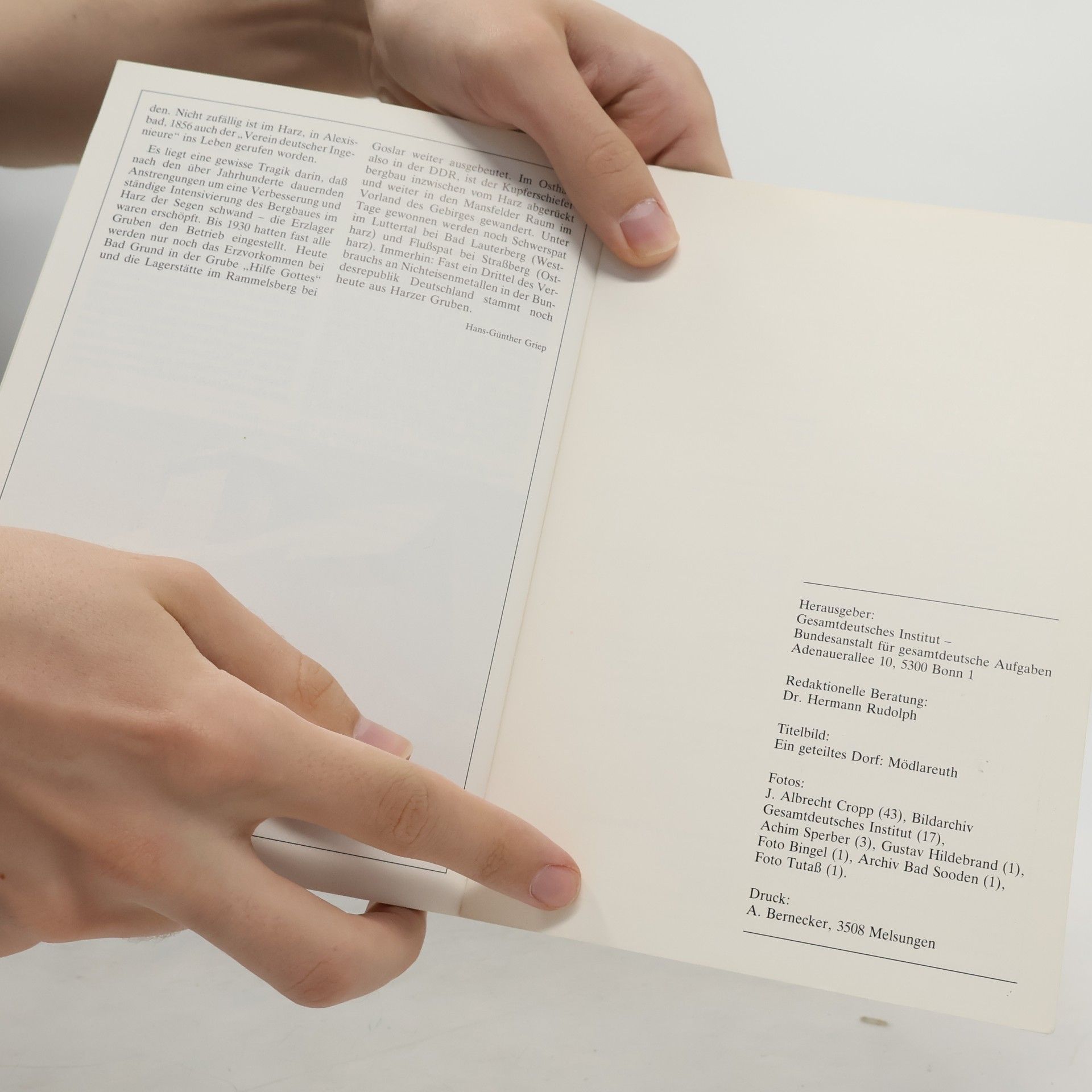 Various authors Städte und Landschaften an der Innerdeutschen Grenze