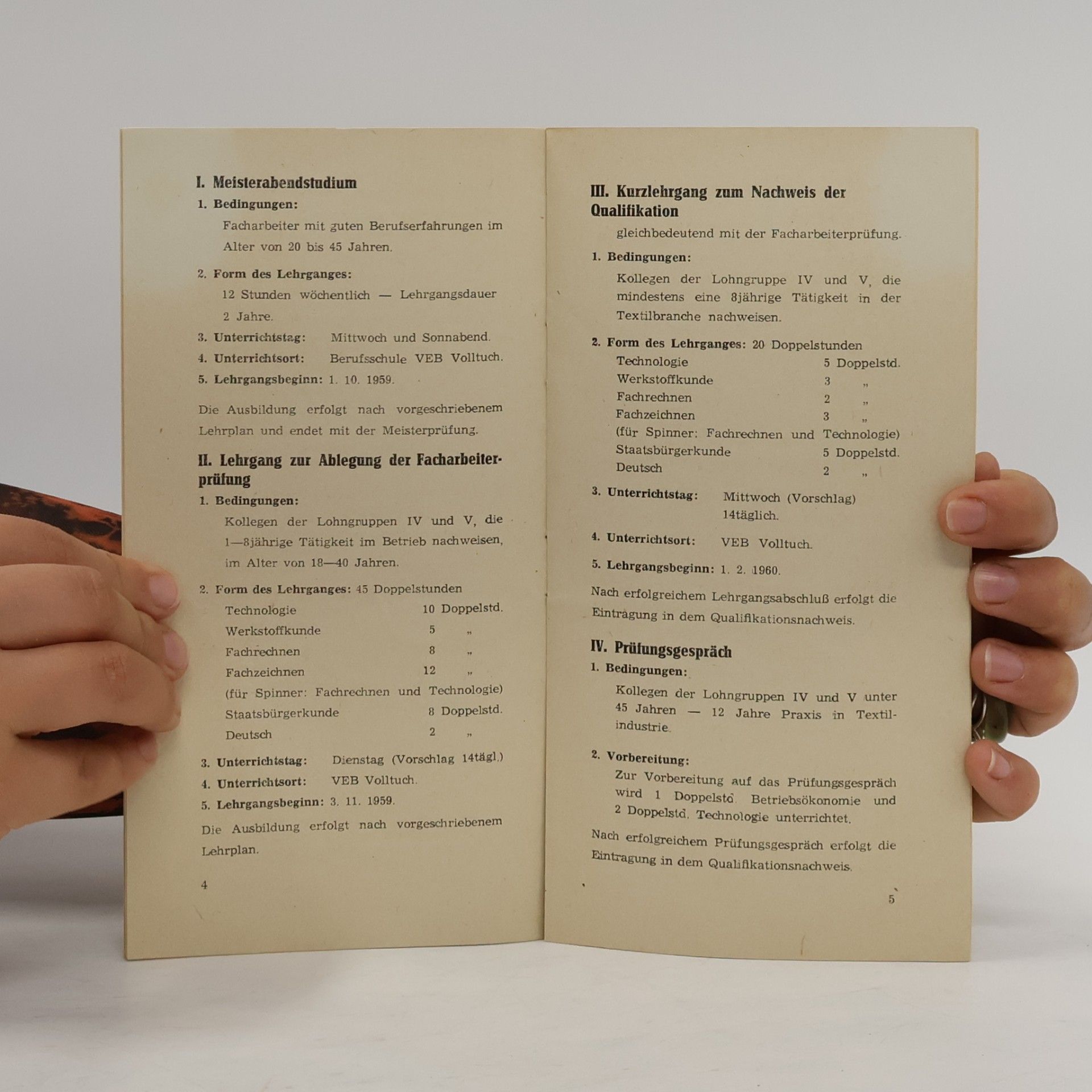 kolektiv Lehrprogramm der Betriebsakademie