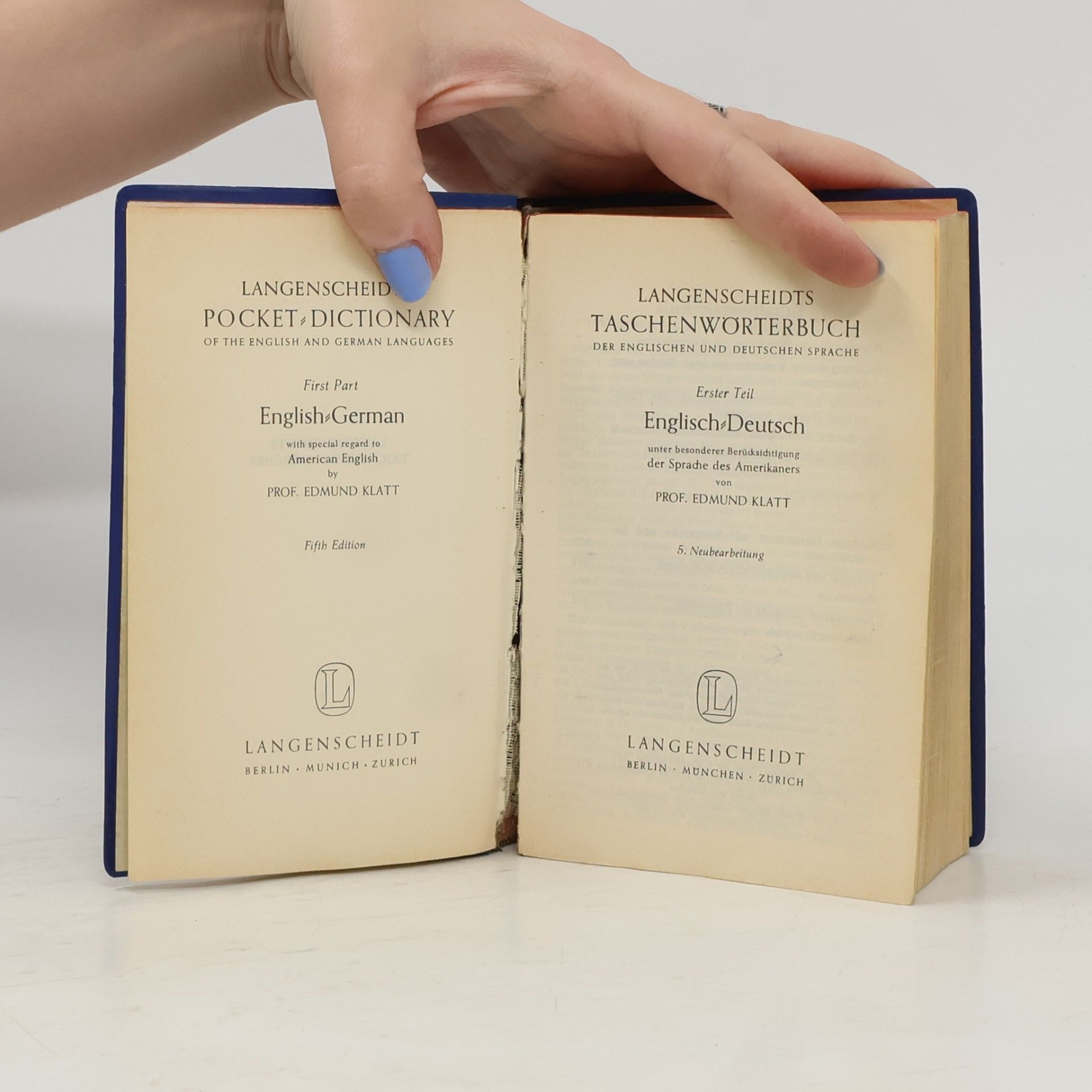 Autorenkollektiv Langenscheidts Taschenwörterbuch I. Englisch/Deutsch