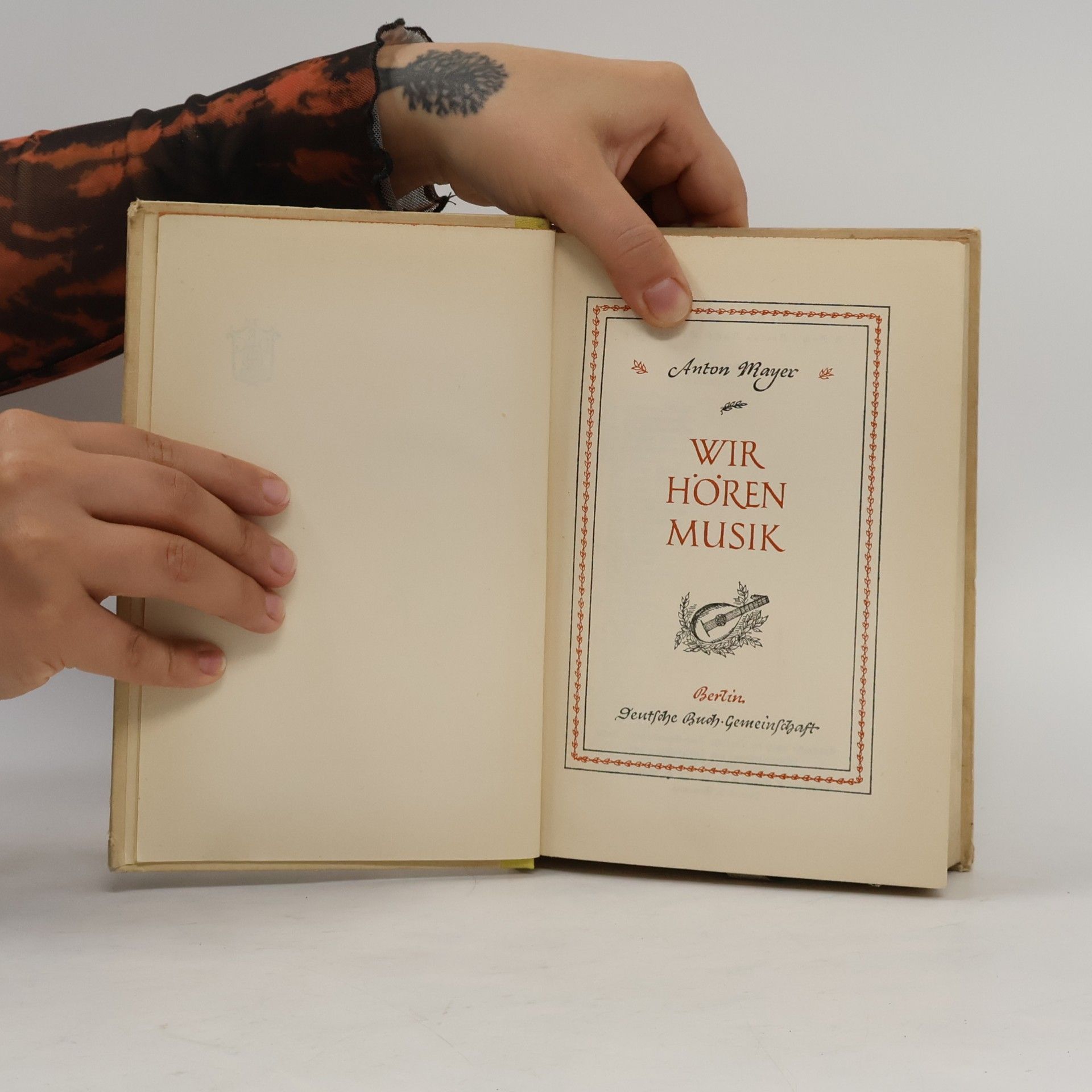Anton Mayer Wir hören Musik