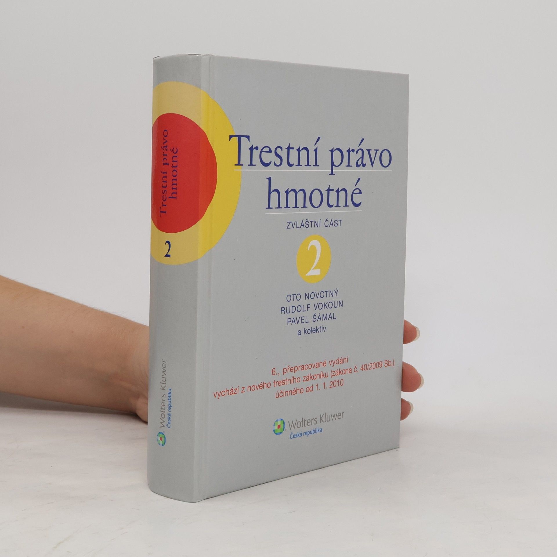 Adolf Dolenský Trestní právo hmotné 2. Zvláštní část