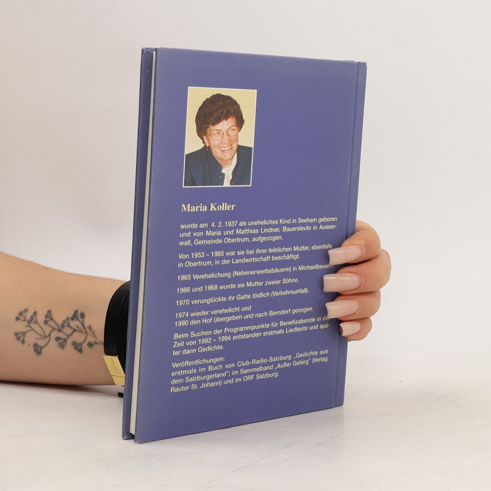 Maria Koller Zan Nachdenken und Schmunzeln