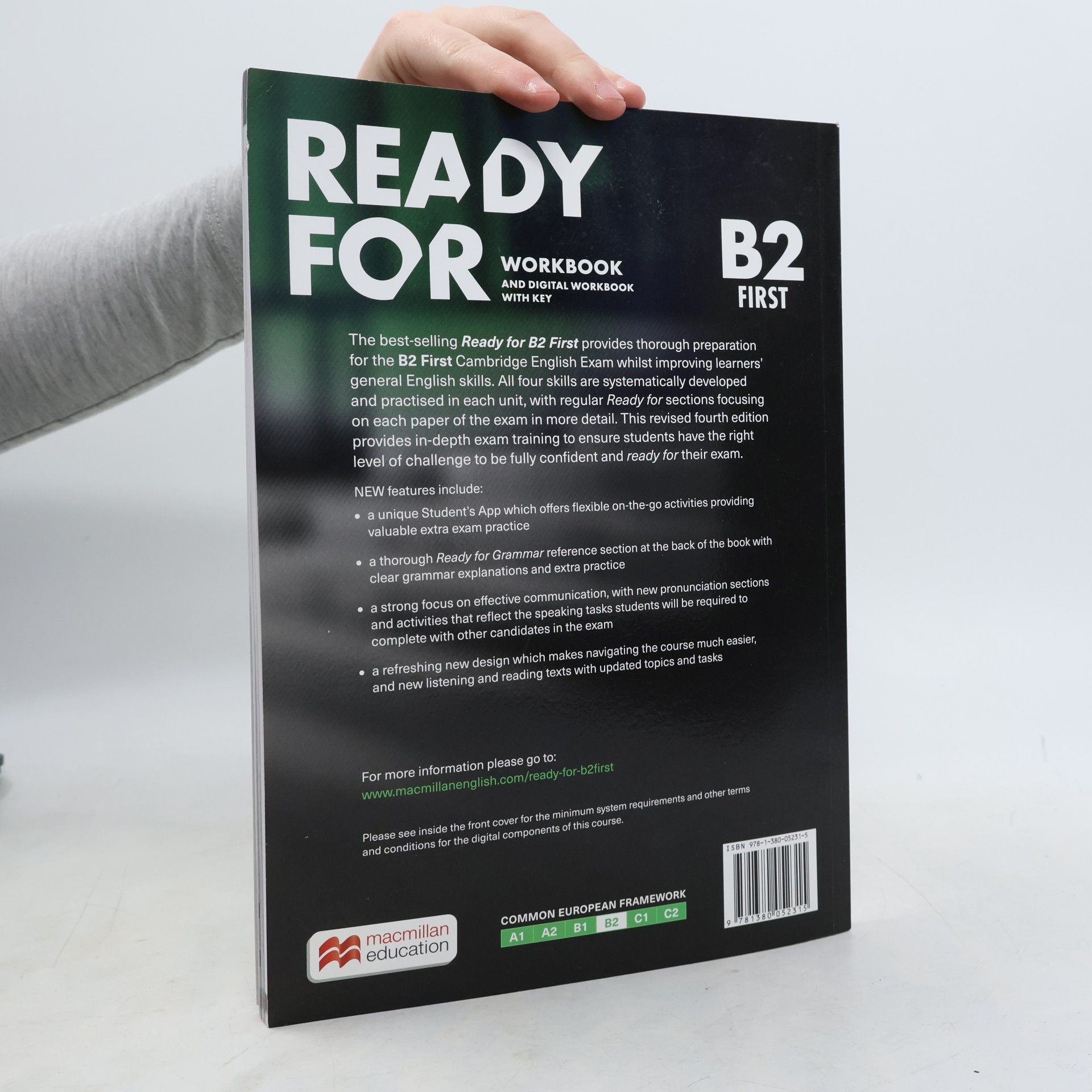 Lucy-Anne Holmes Ready for First (4th edition) Workbook + Digital Workbook with Audio with key