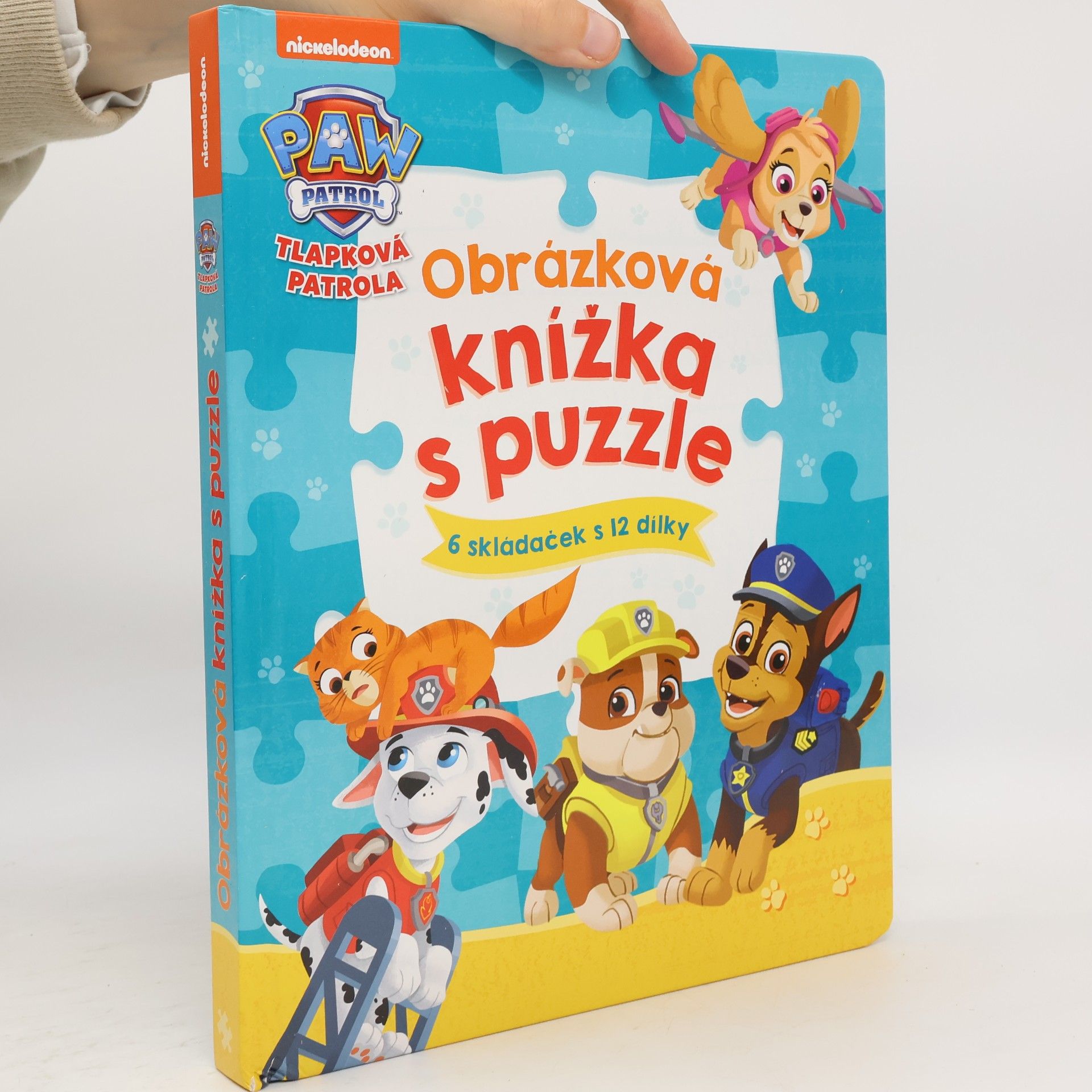 Kolektiv autorů Tlapková patrola. Obrázková knížka s puzzle Obrázková knížka s puzzle