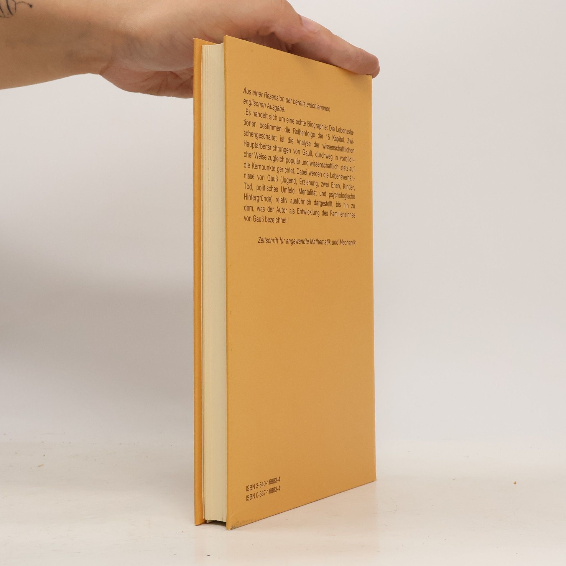 Walter K. Bühler Gauss. Eine biographische Studie