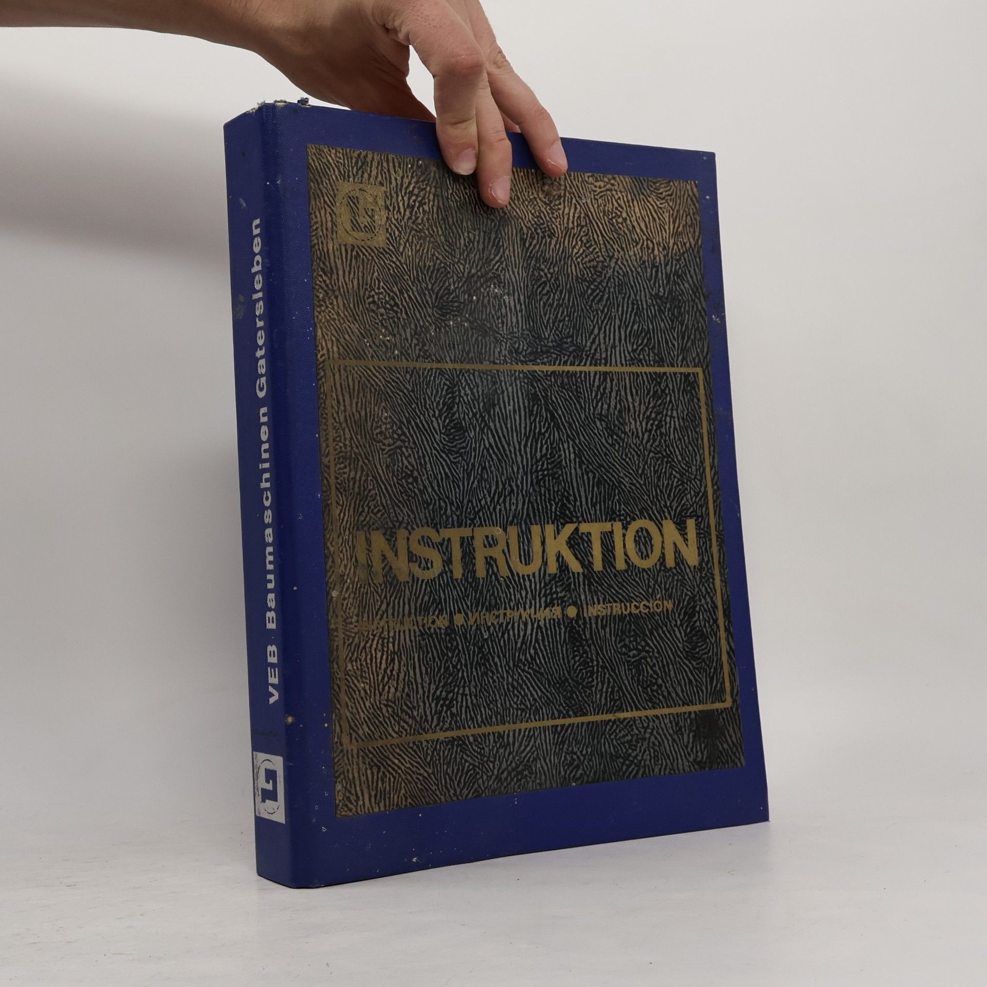 Autores varios Instruktion baumaschinenindustrie der DDR
