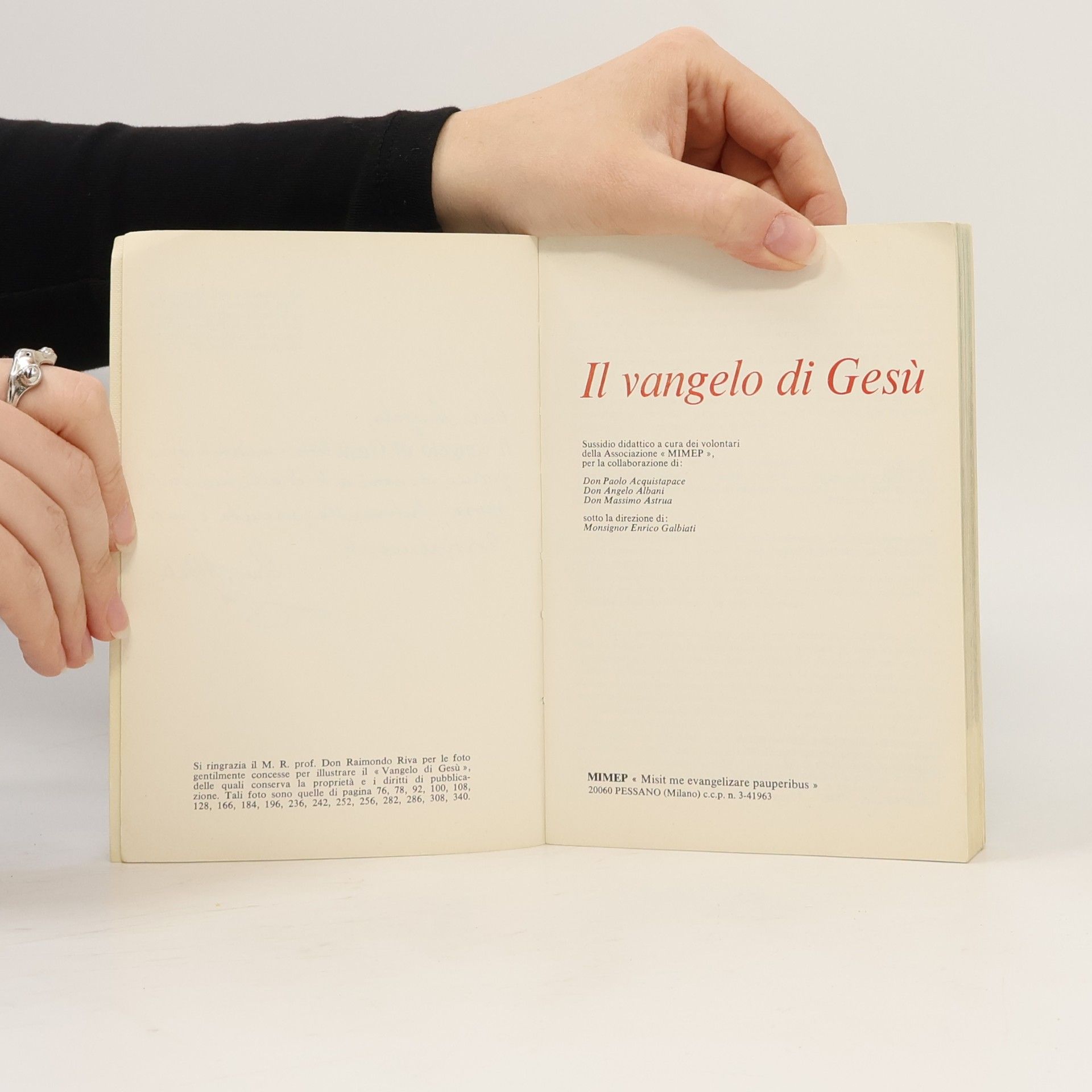 Paolo Acquistapace Il vangelo di Gesu Cristo