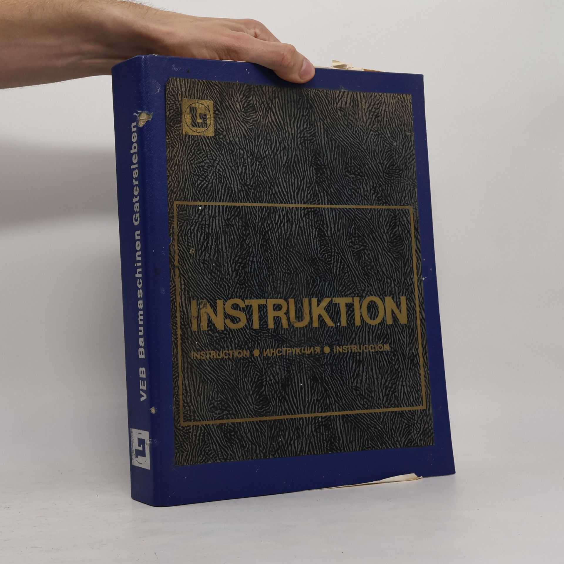 Kolektiv autorů Instruktion baumaschinenindustrie der DDR