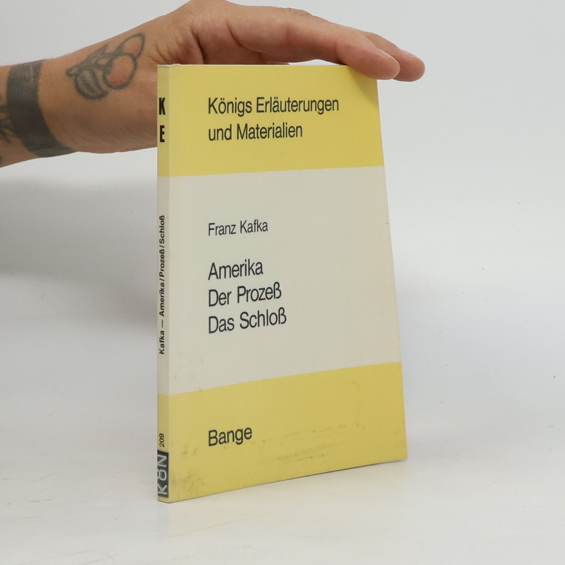 Martin Pfeifer Erläuterungen zu Franz Kafka Amerika, Der Prozess, Das Schloss