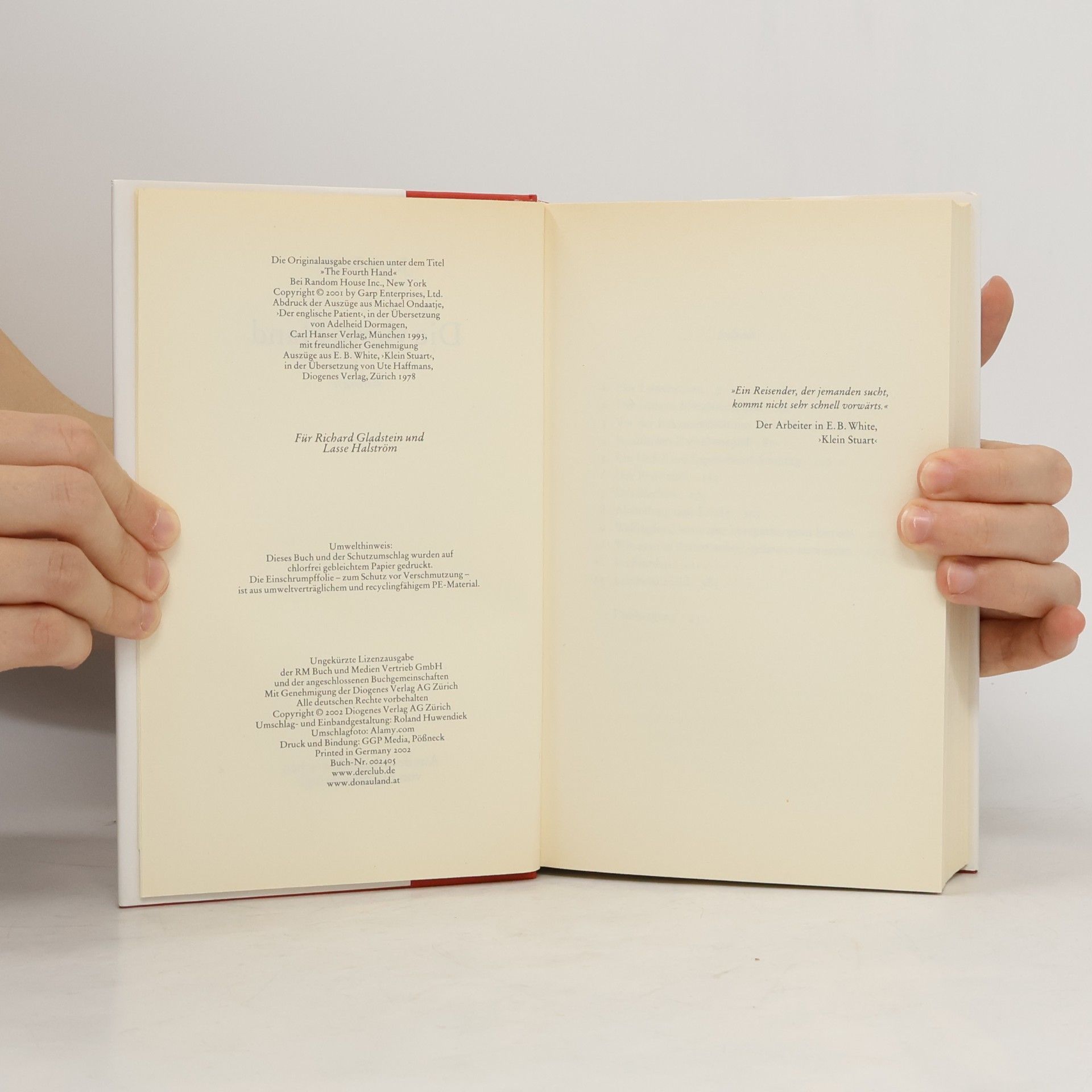 John Irving Die vierte Hand