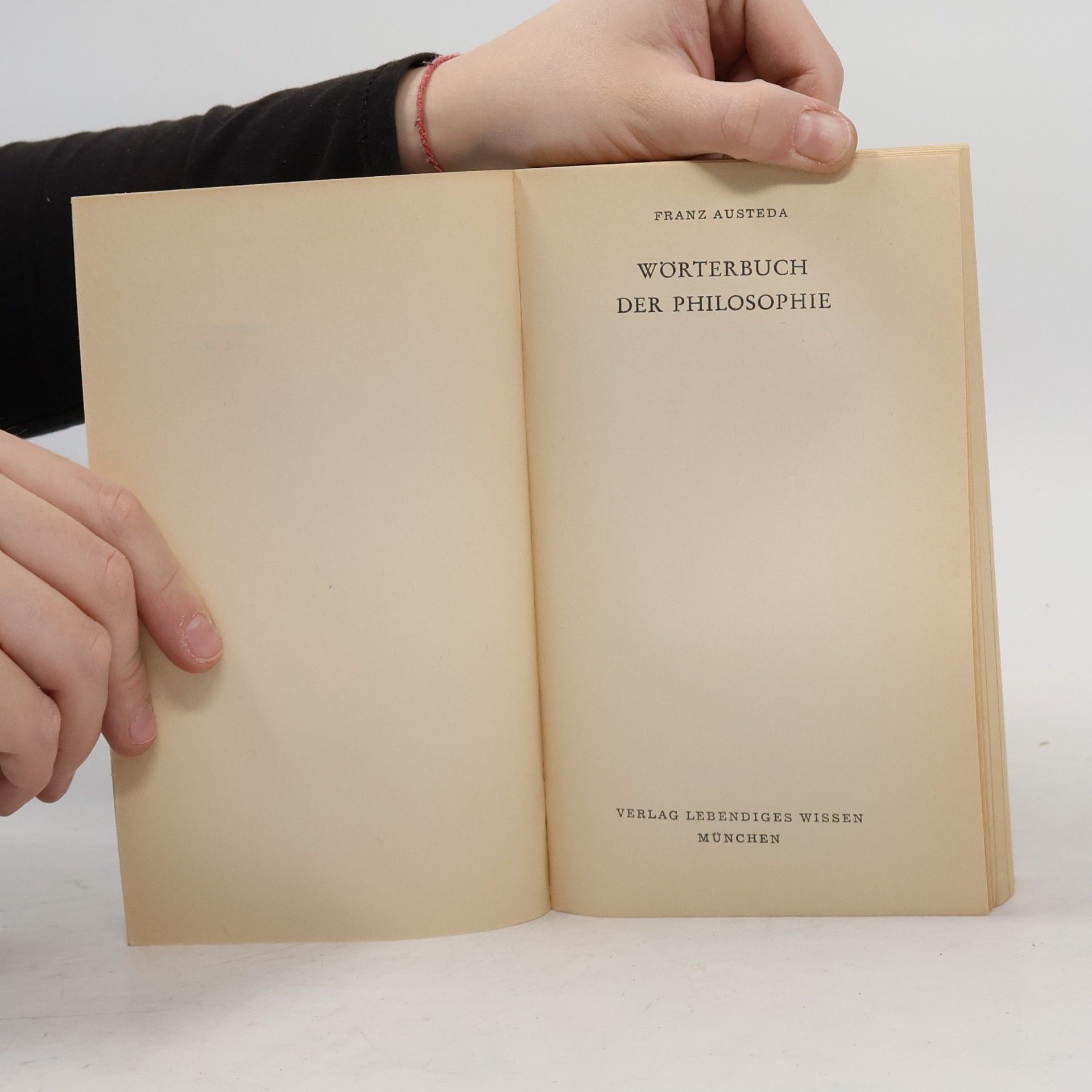 F. Austeda Wörterbuch der Philosophie