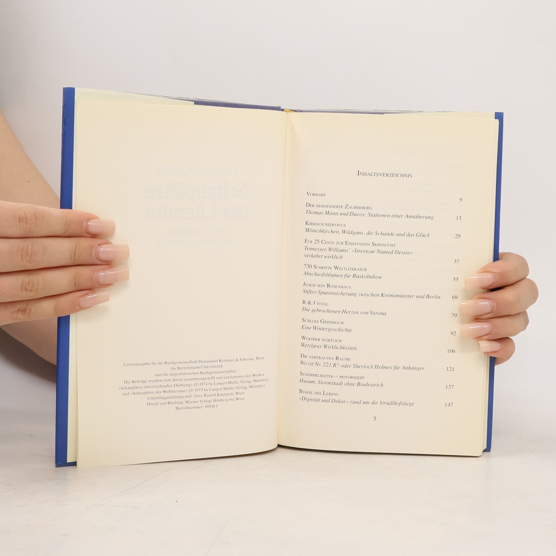 Dietmar Grieser Schauplätze der Literatur vom Zauberberg zur Strudlhofstiege