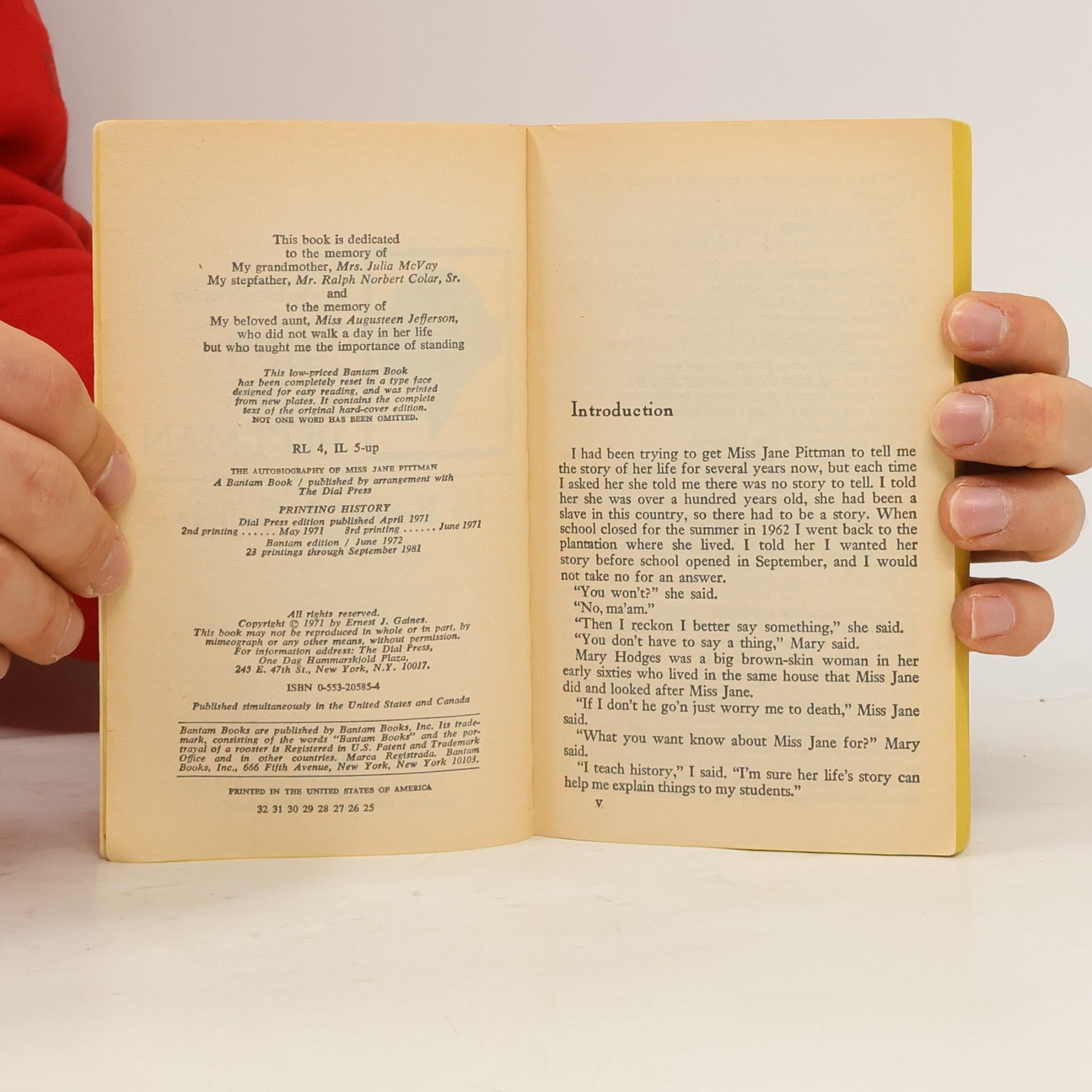 Ernest J. Gaines The Autobiography of Miss Jane Pittman