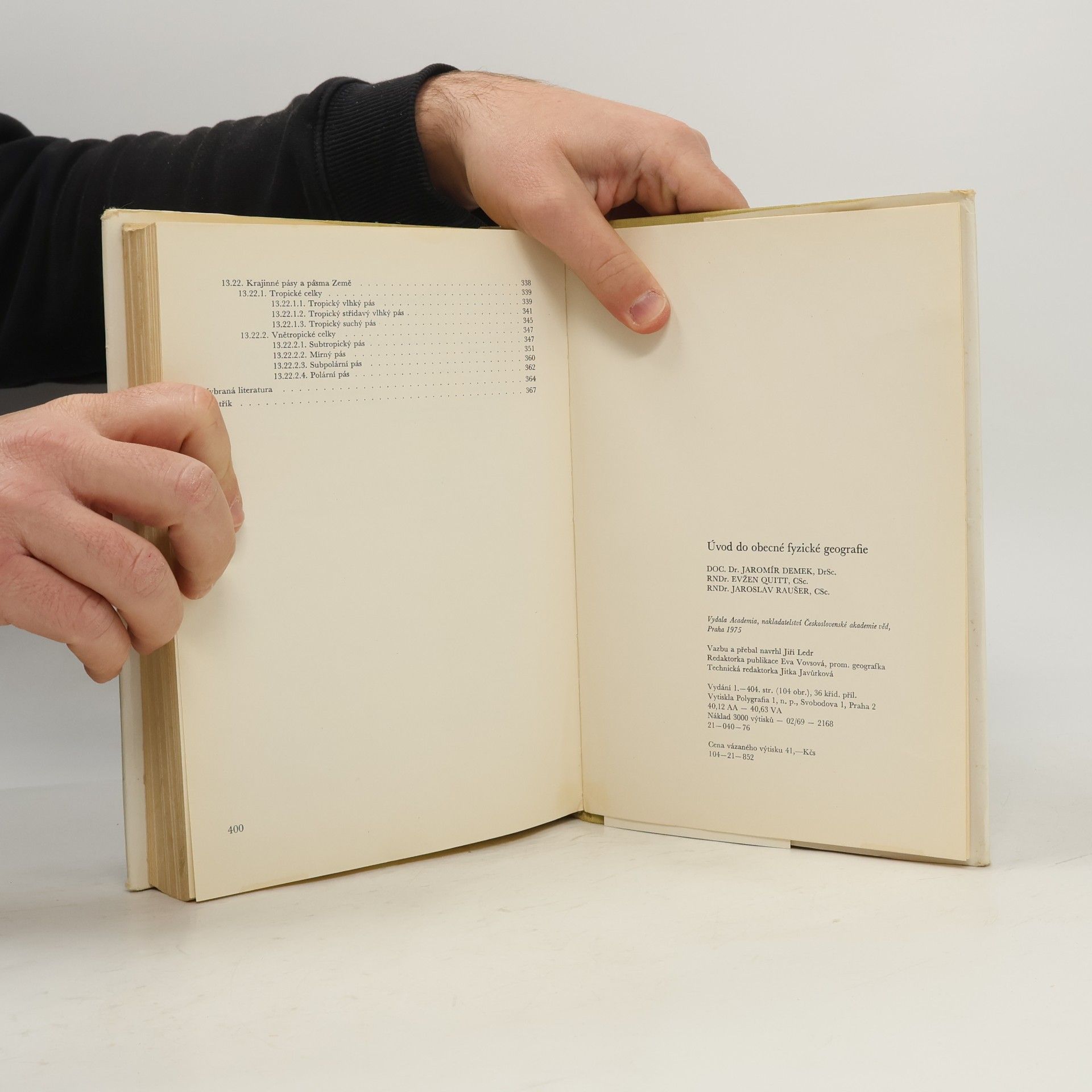 Jaromír Demek Úvod do obecné fyzické geografie