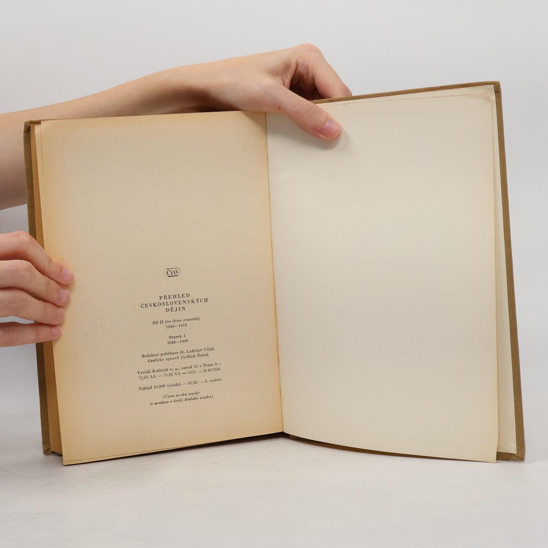 Autorenkollektiv Přehled československých dějin II/1 (1848–1900)