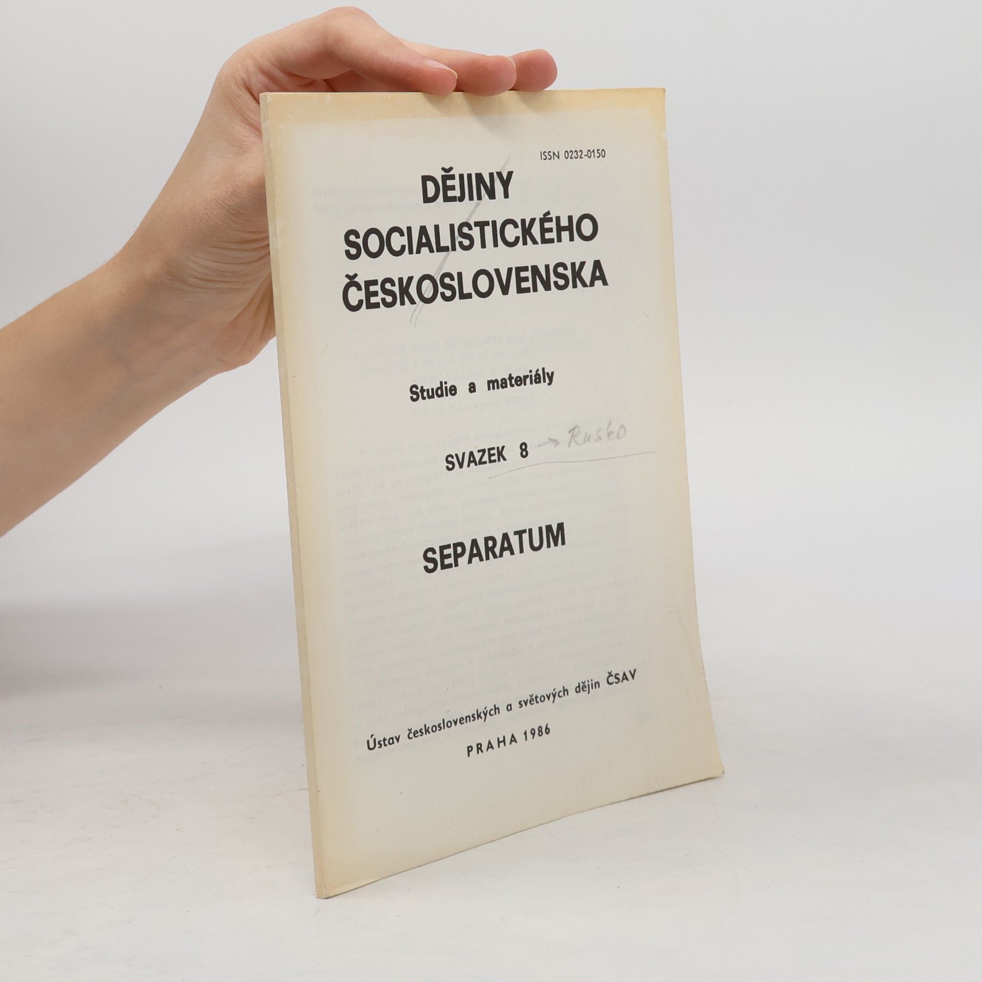 kolektiv Dějiny Socialistického Československa