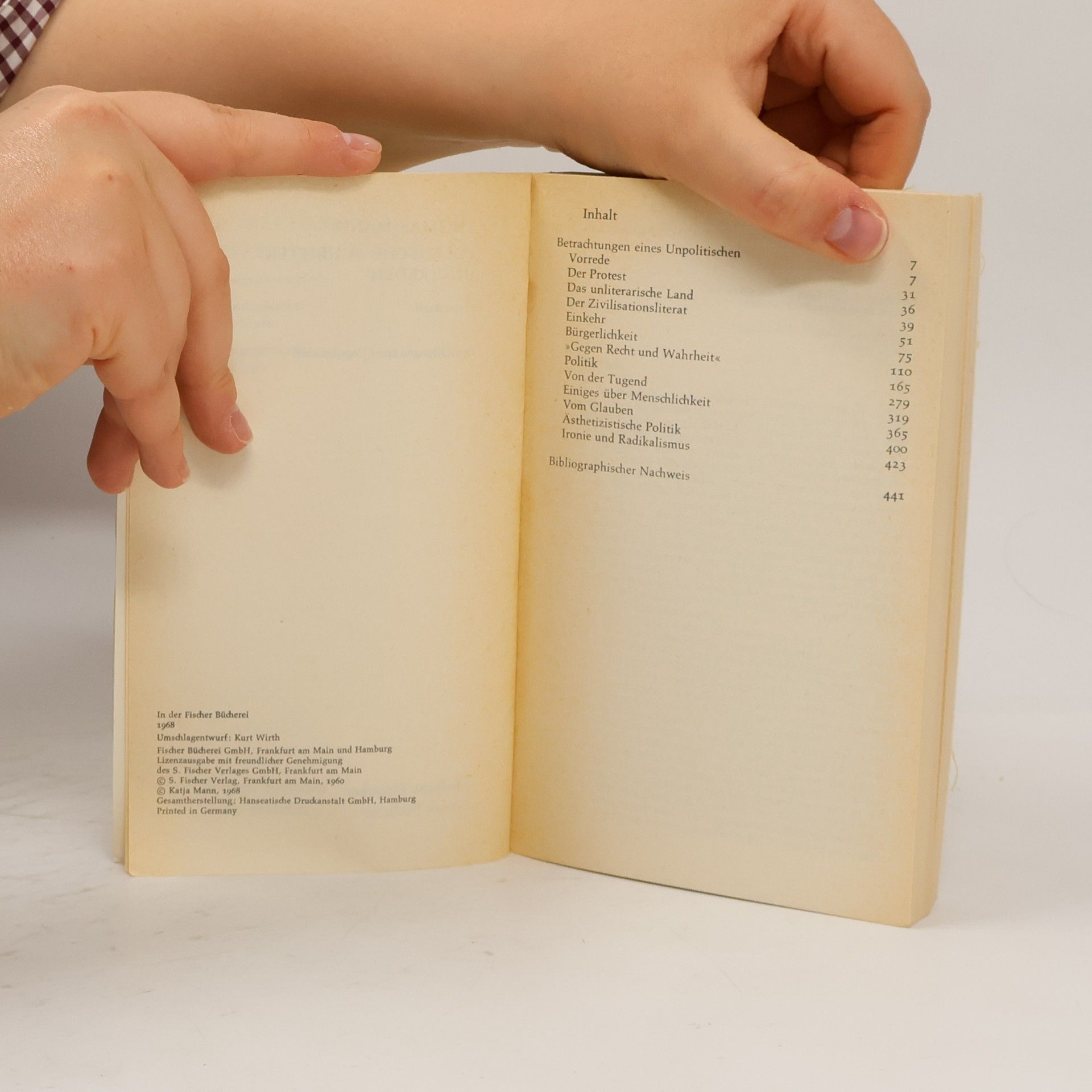 Thomas Mann Politische Schriften und Reden 1
