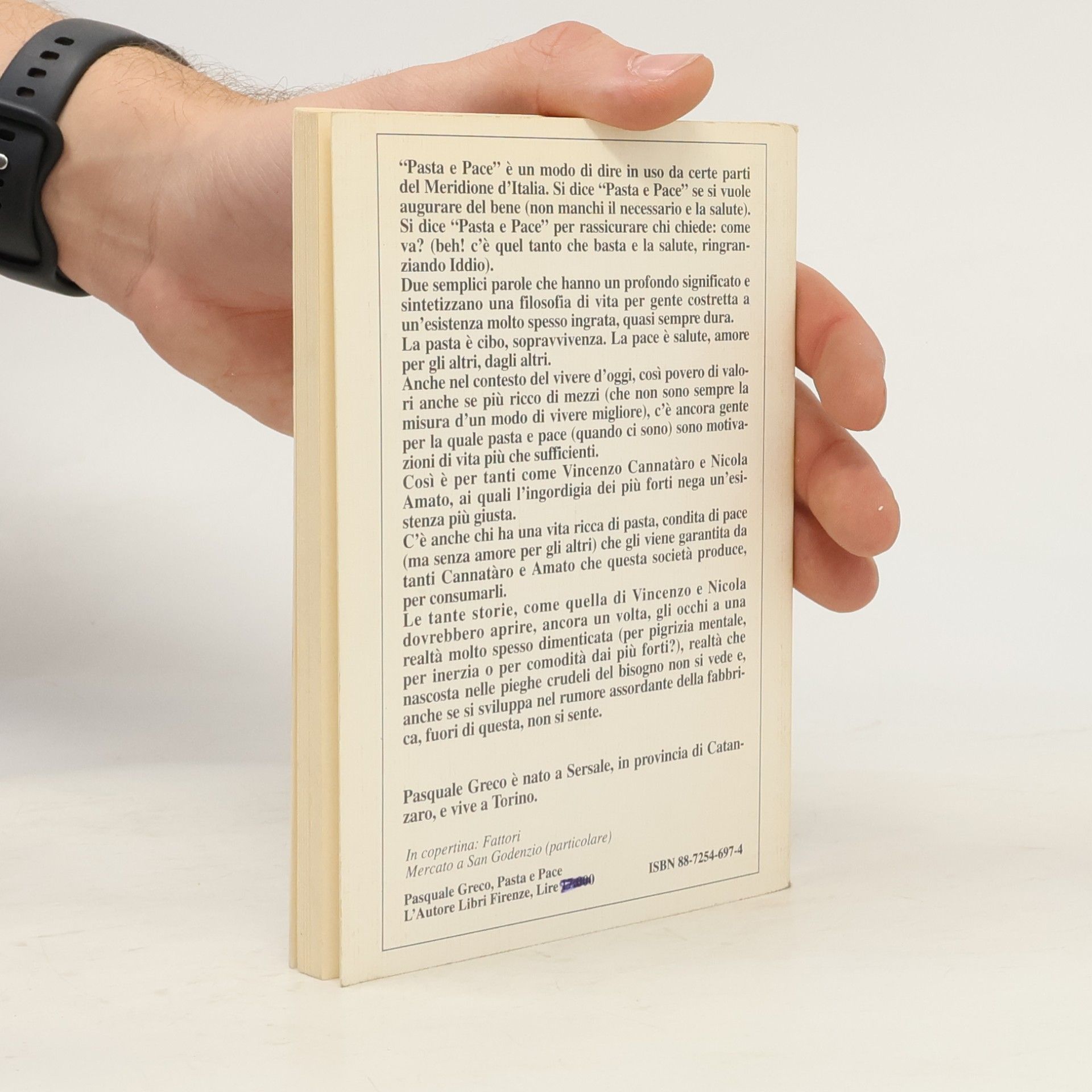 Pasquale Greco Piccola biblioteca - 80: Pasta e pace