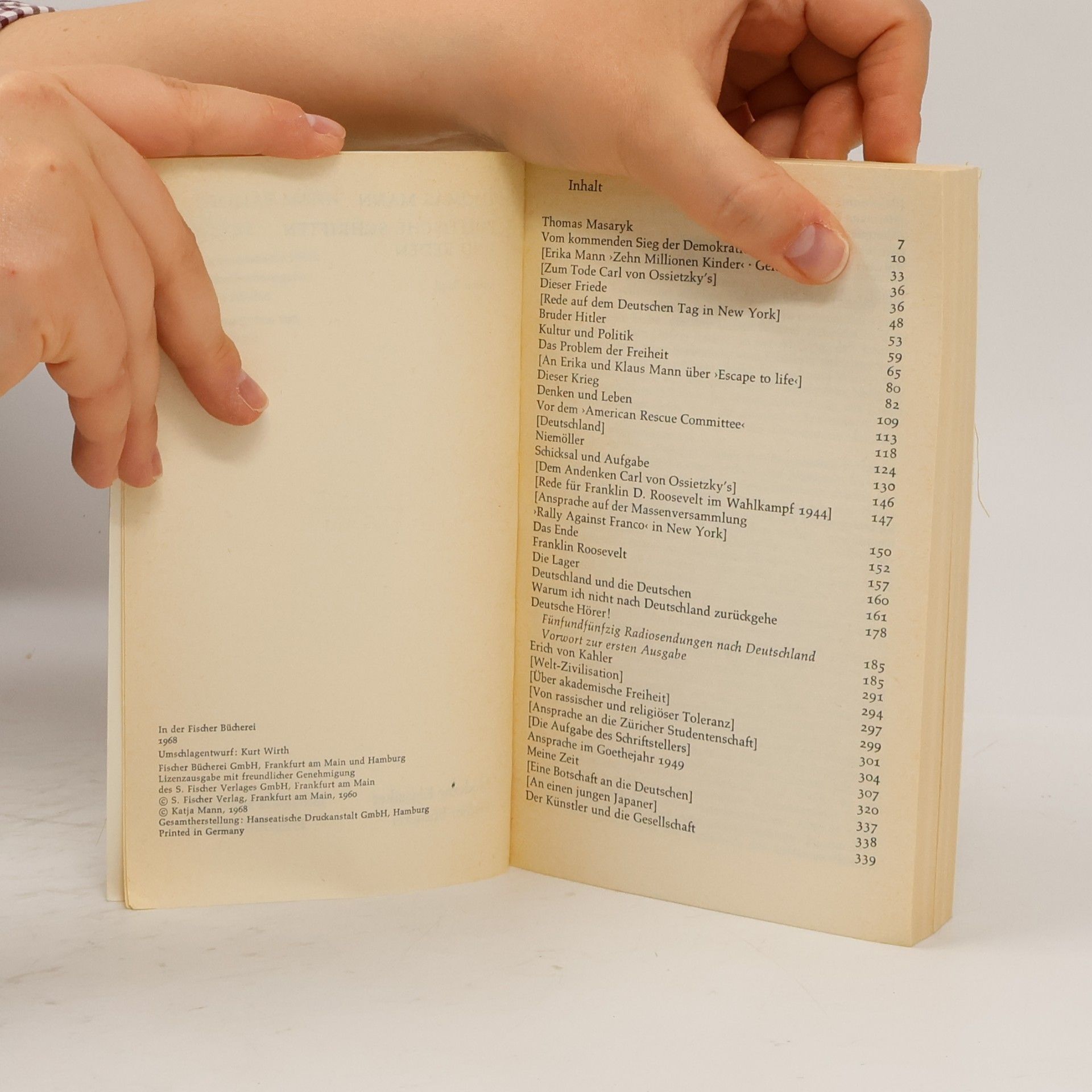 Thomas Mann Schriften und Reden zur Literatur, Kunst und Philosophie 3