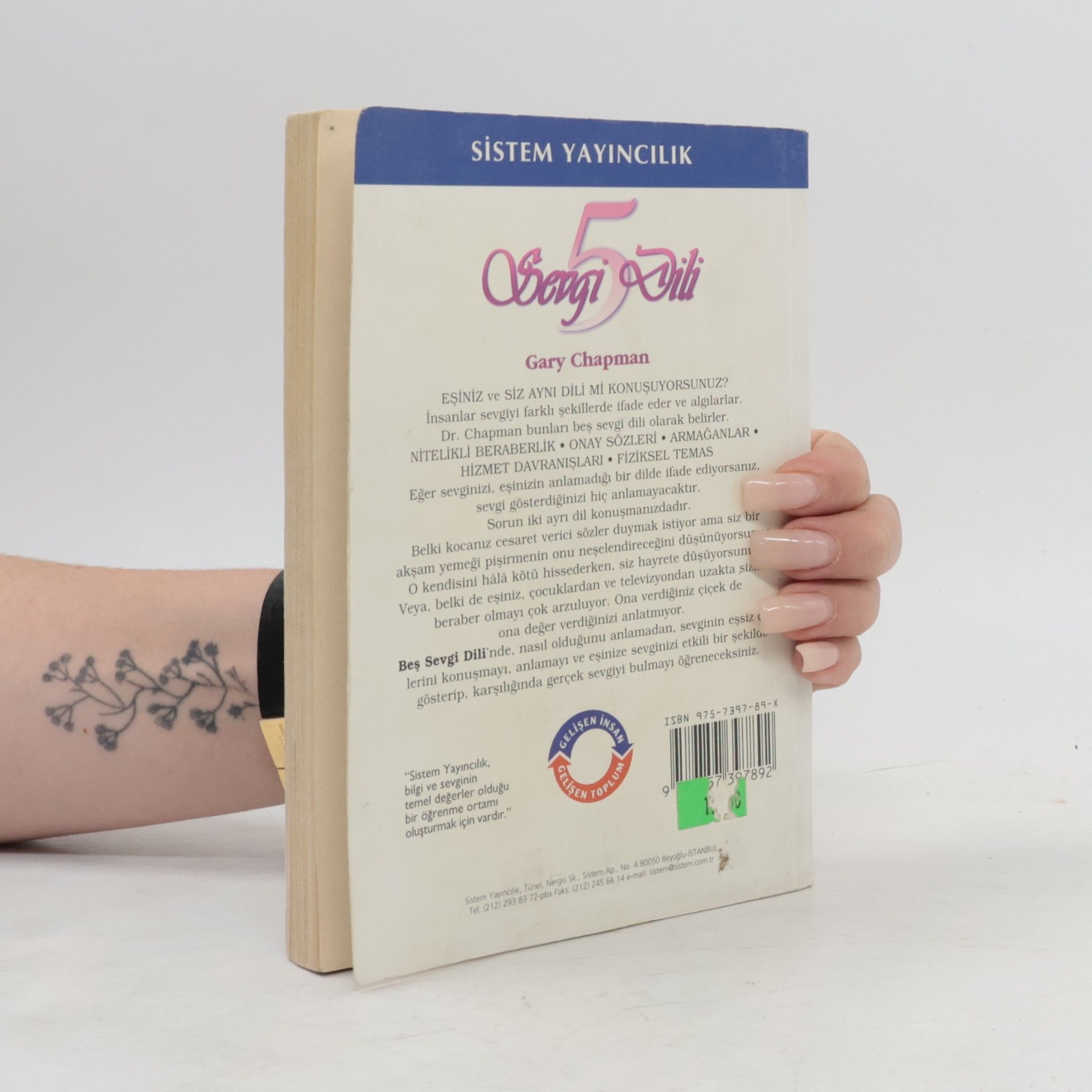 Gary Chapman Geliştiren Kitaplar Dizisi: Beş sevgi dili