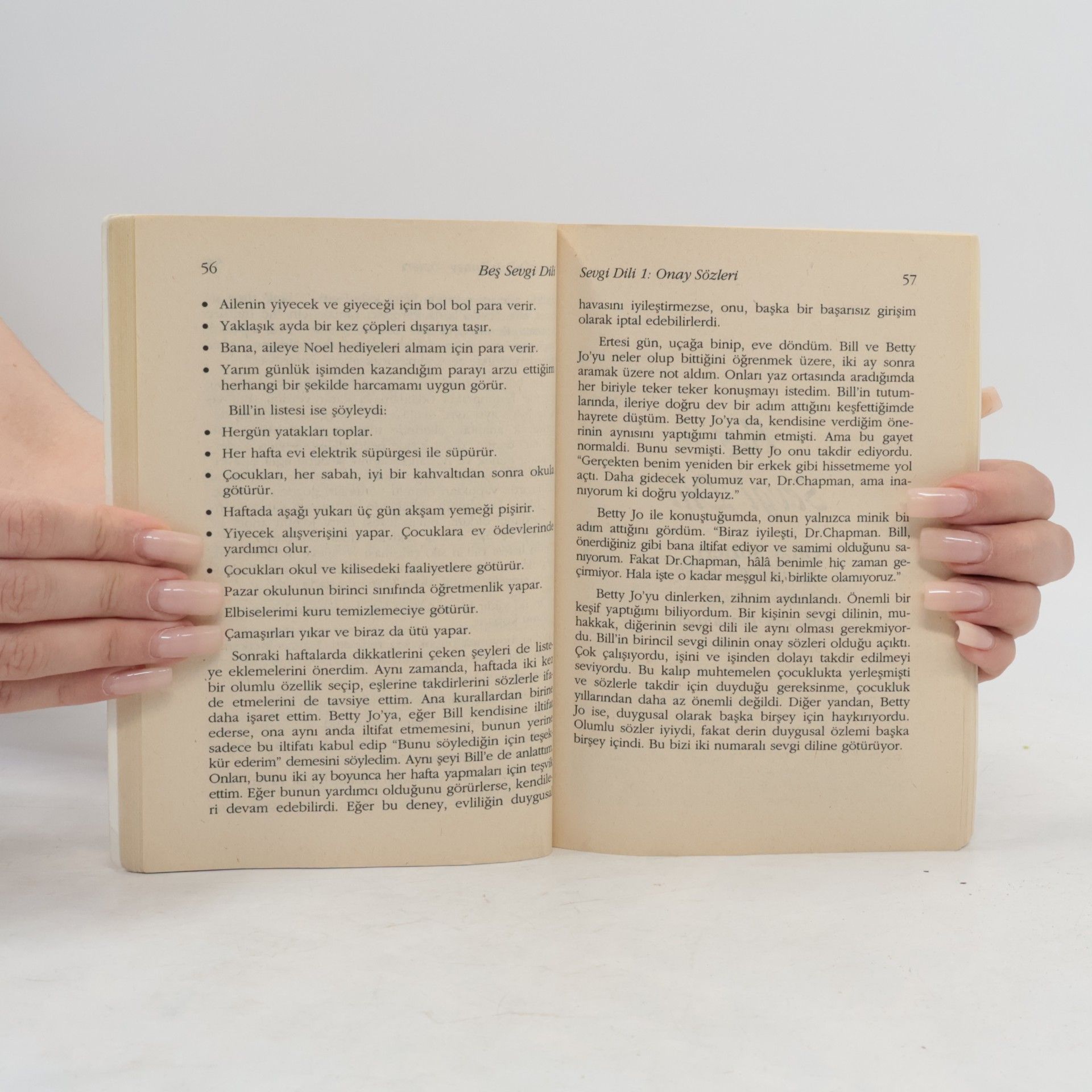 Gary Chapman Geliştiren Kitaplar Dizisi: Beş sevgi dili