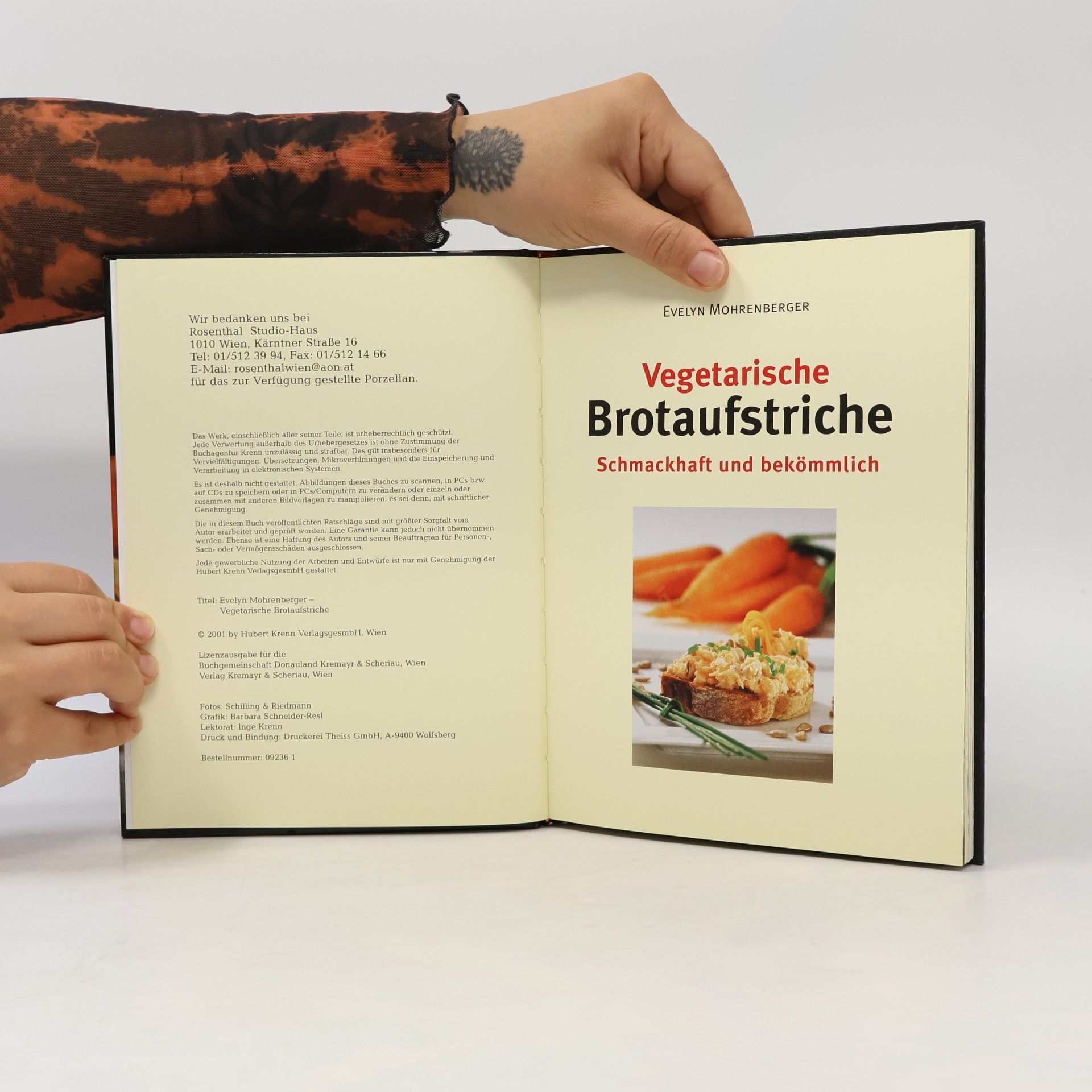 Evelyn Mohrenberger Vegetarische Brotaufstriche