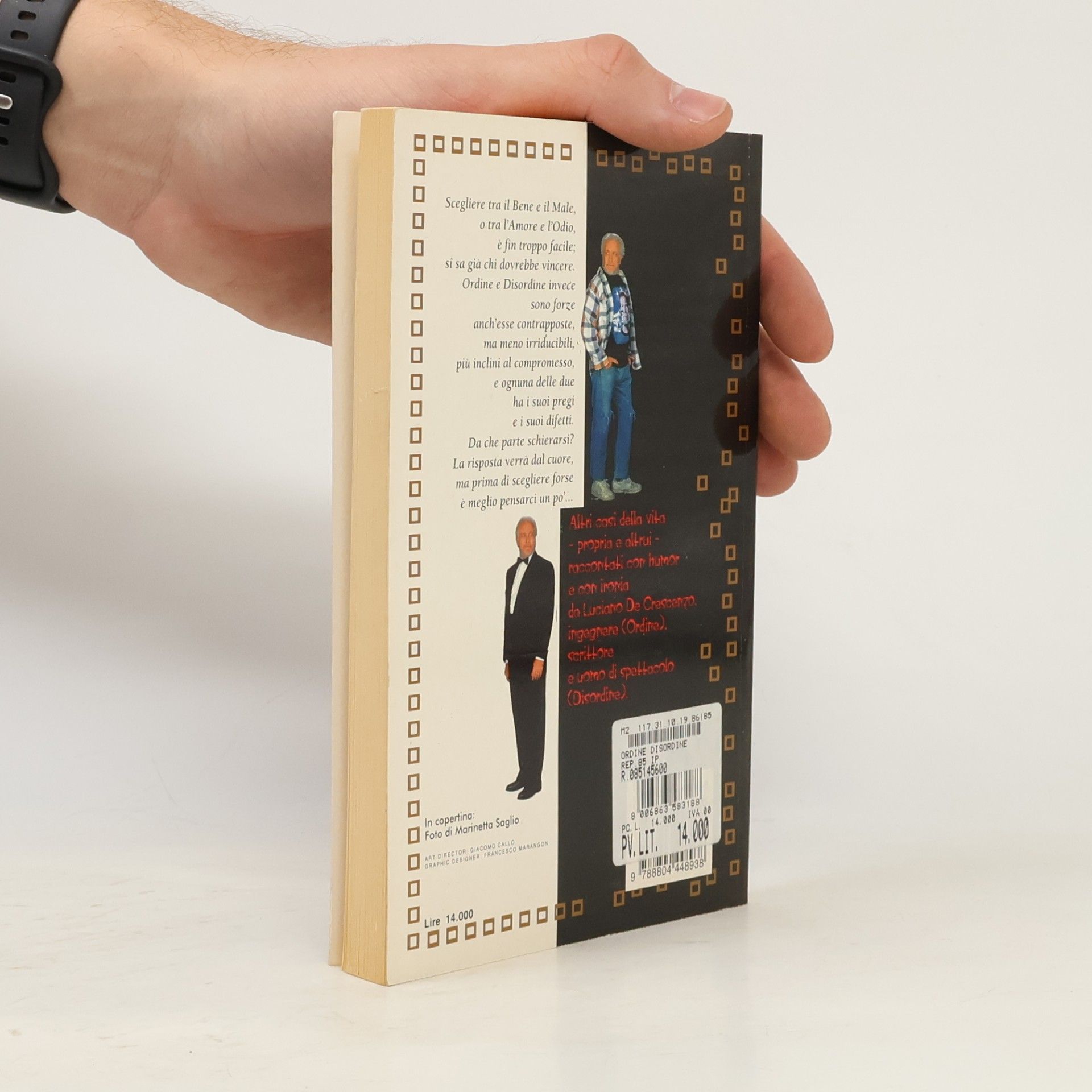 Luciano De Crescenzo Oscar bestsellers - 850: Ordine e disordine