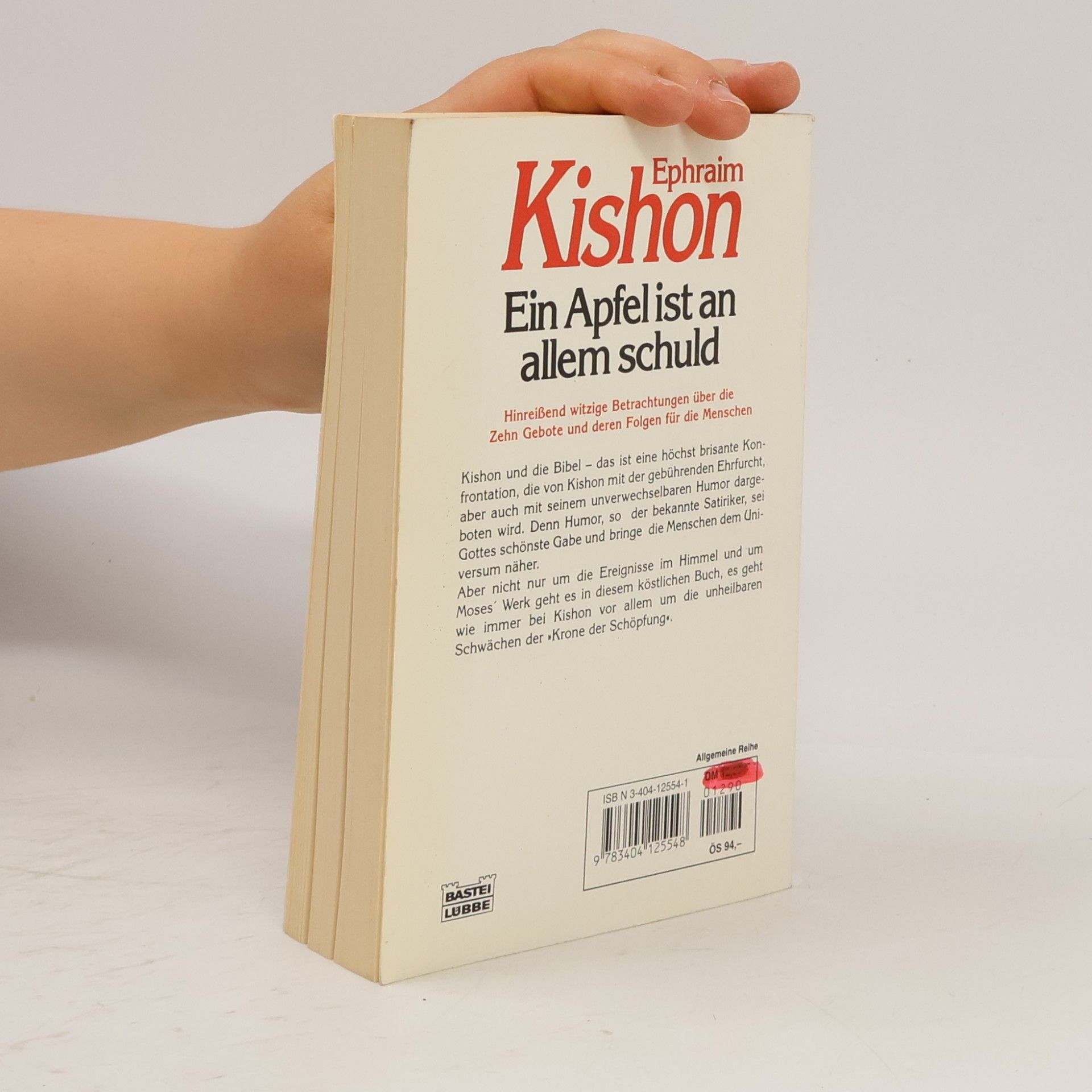 Efrajim Kišon Ein Apfel ist an allem schuld