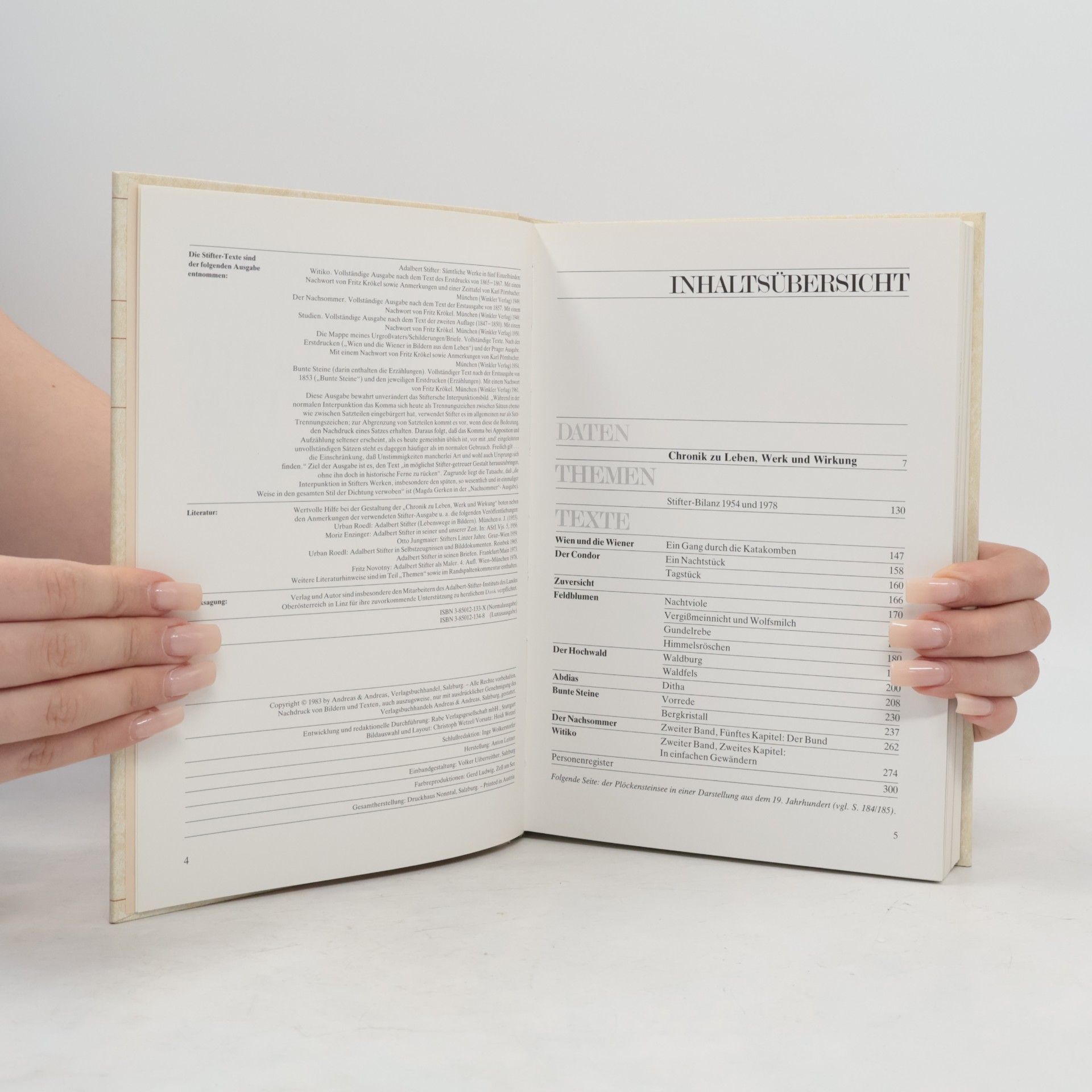 Autores varios Die Grossen Klassiker. Literatur der Welt in Bildern, Texten, Daten. Stifter. Band 16