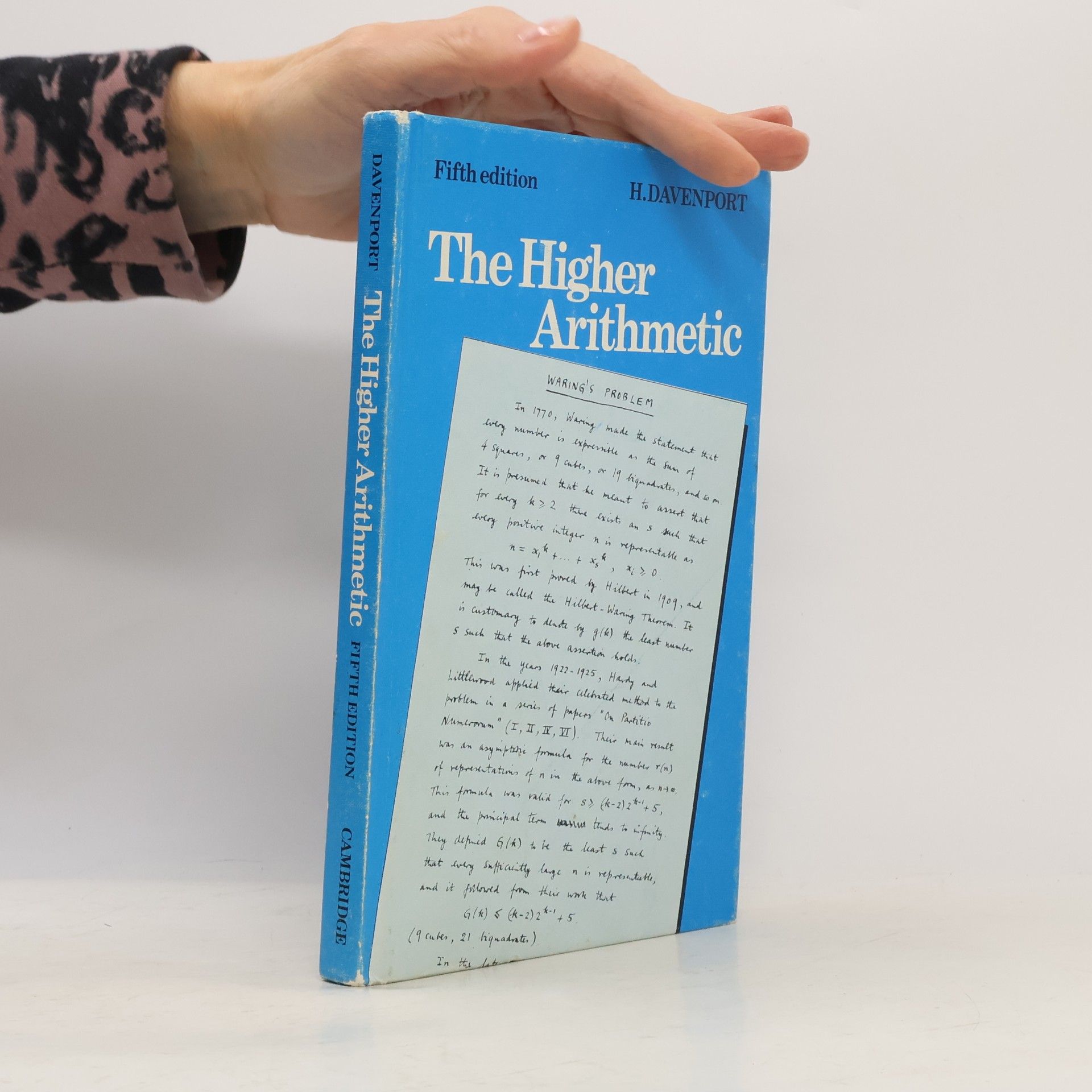 Harold Davenport The Higher Arithmetic