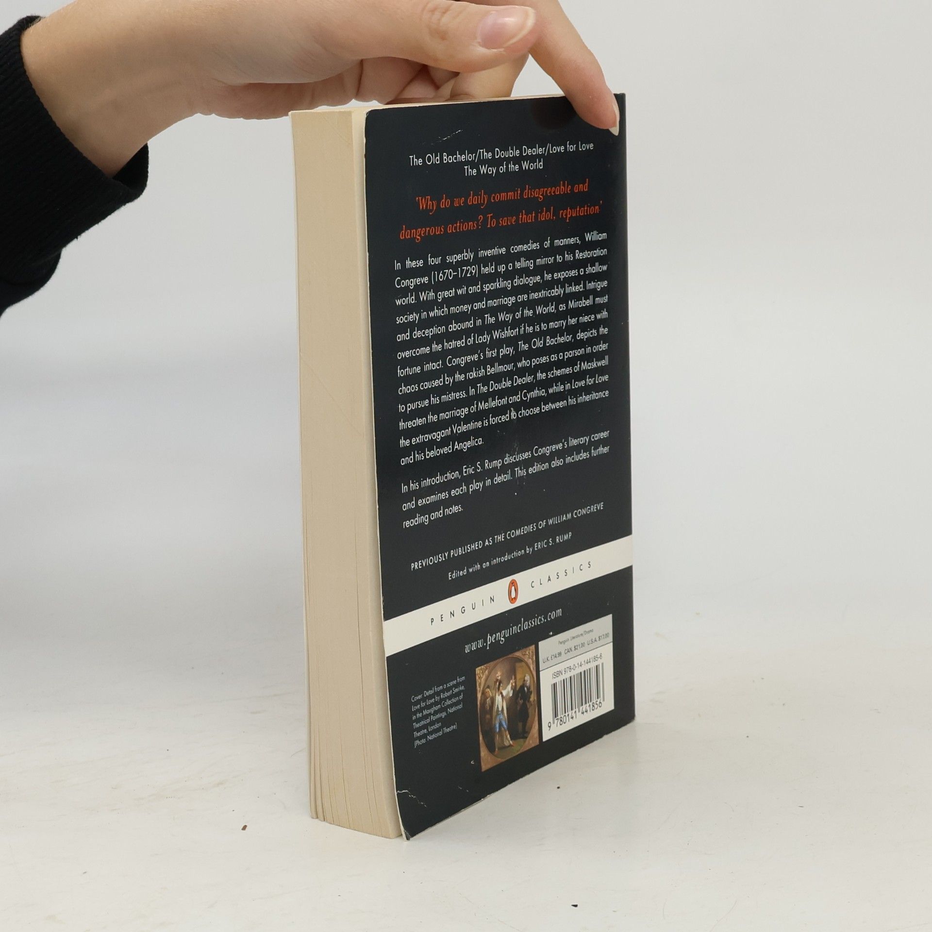 William Congreve Penguin Classics: The Way of the World and Other Plays