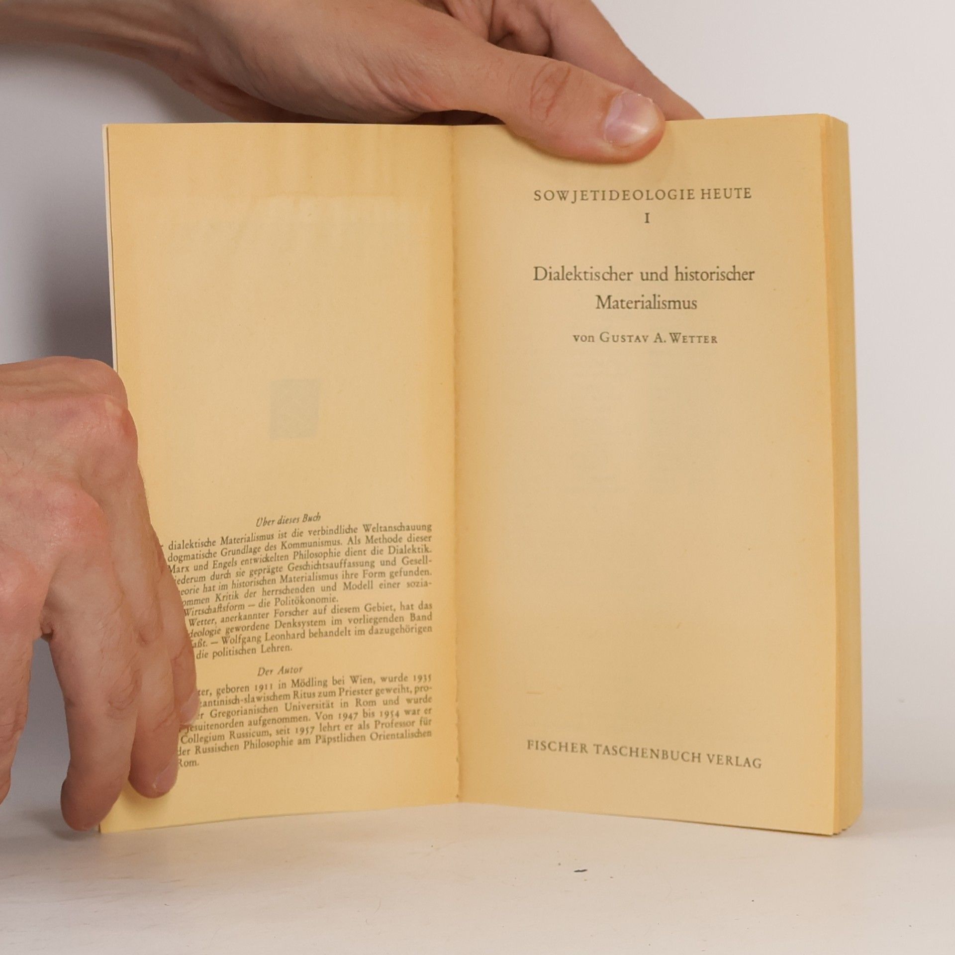 Sowjetideologie heute I. Dialektischer und historischer Materialismus.