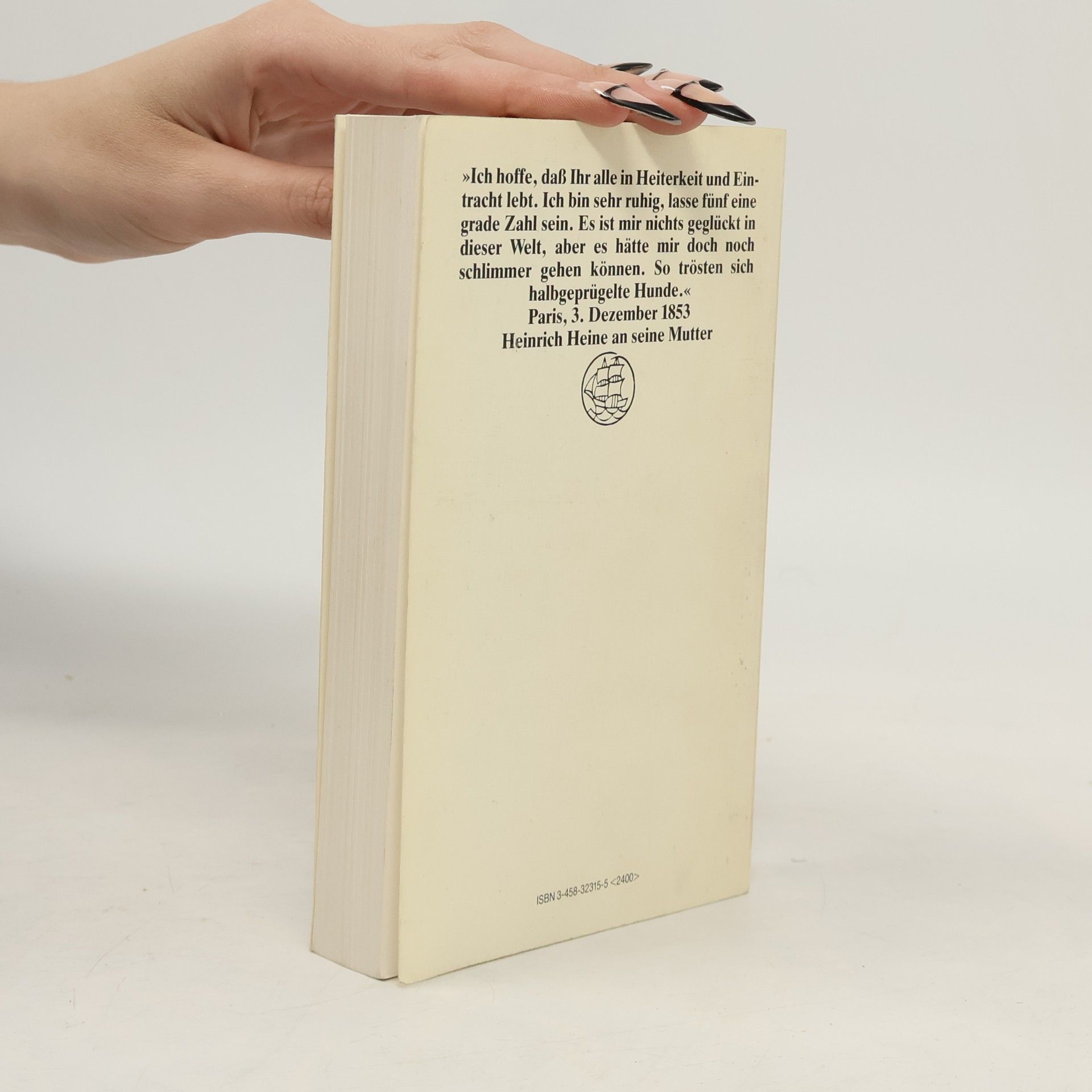 Joseph Anton Kruse Heinrich Heine, Leben und Werk in Daten und Bildern