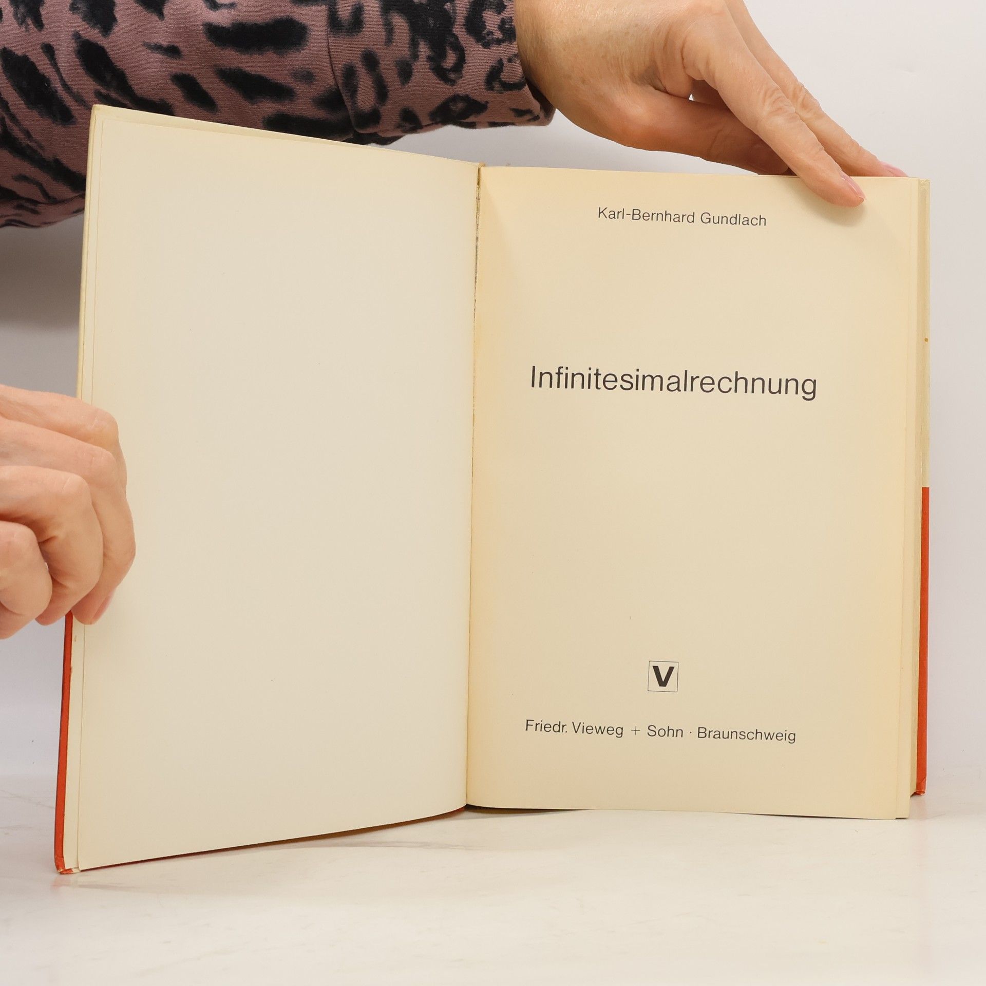 Karl-Bernhard Gundlach Infinitesimalrechnung
