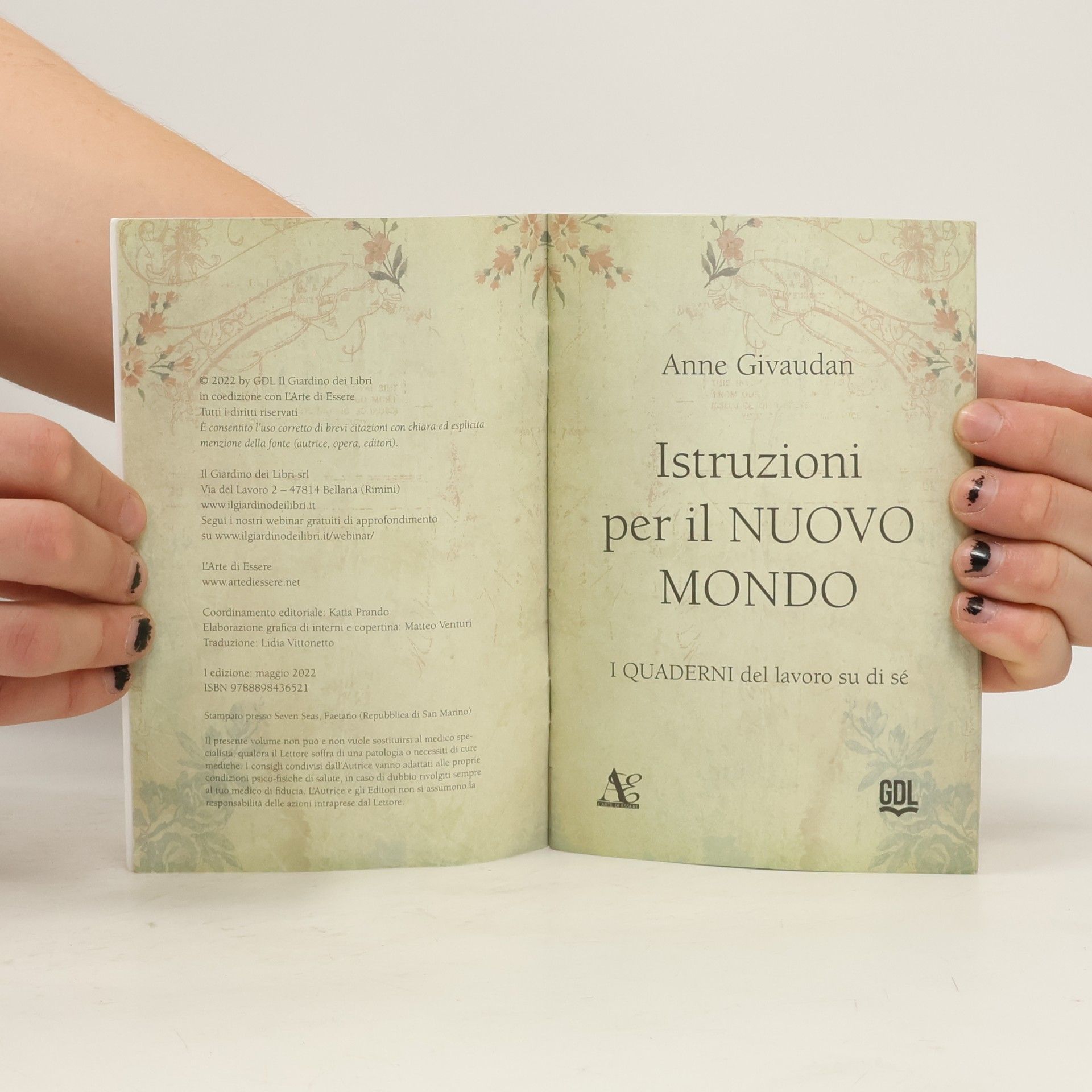 Anne Givaudan Istruzioni per il Nuovo Mondo