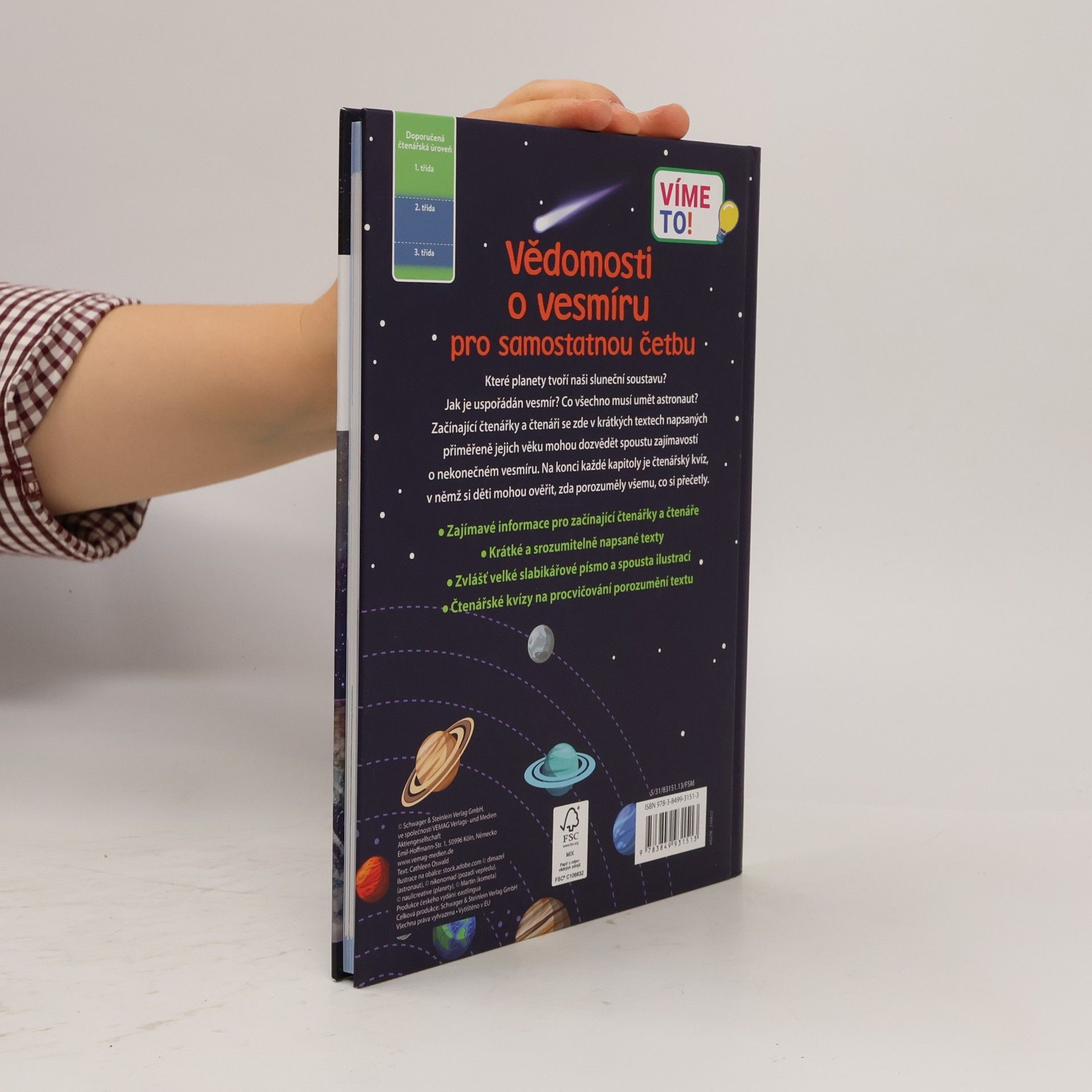 AA.VV. Učím se číst. Planety, hvězdy, astronautika