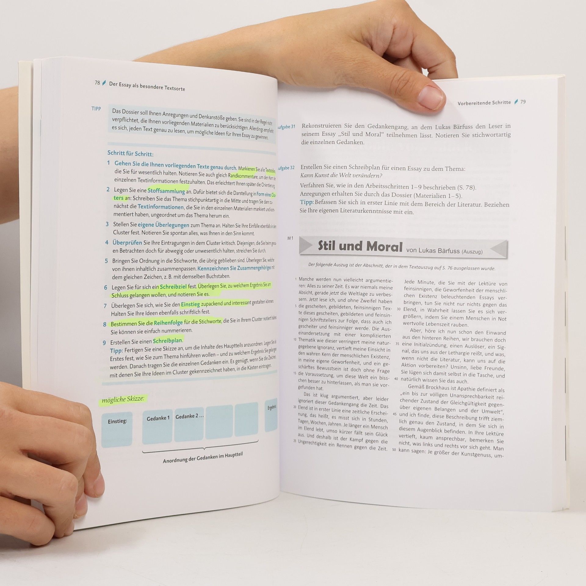 Marion von der Kammer Abitur-Training Deutsch: Essay - Rede - Brief