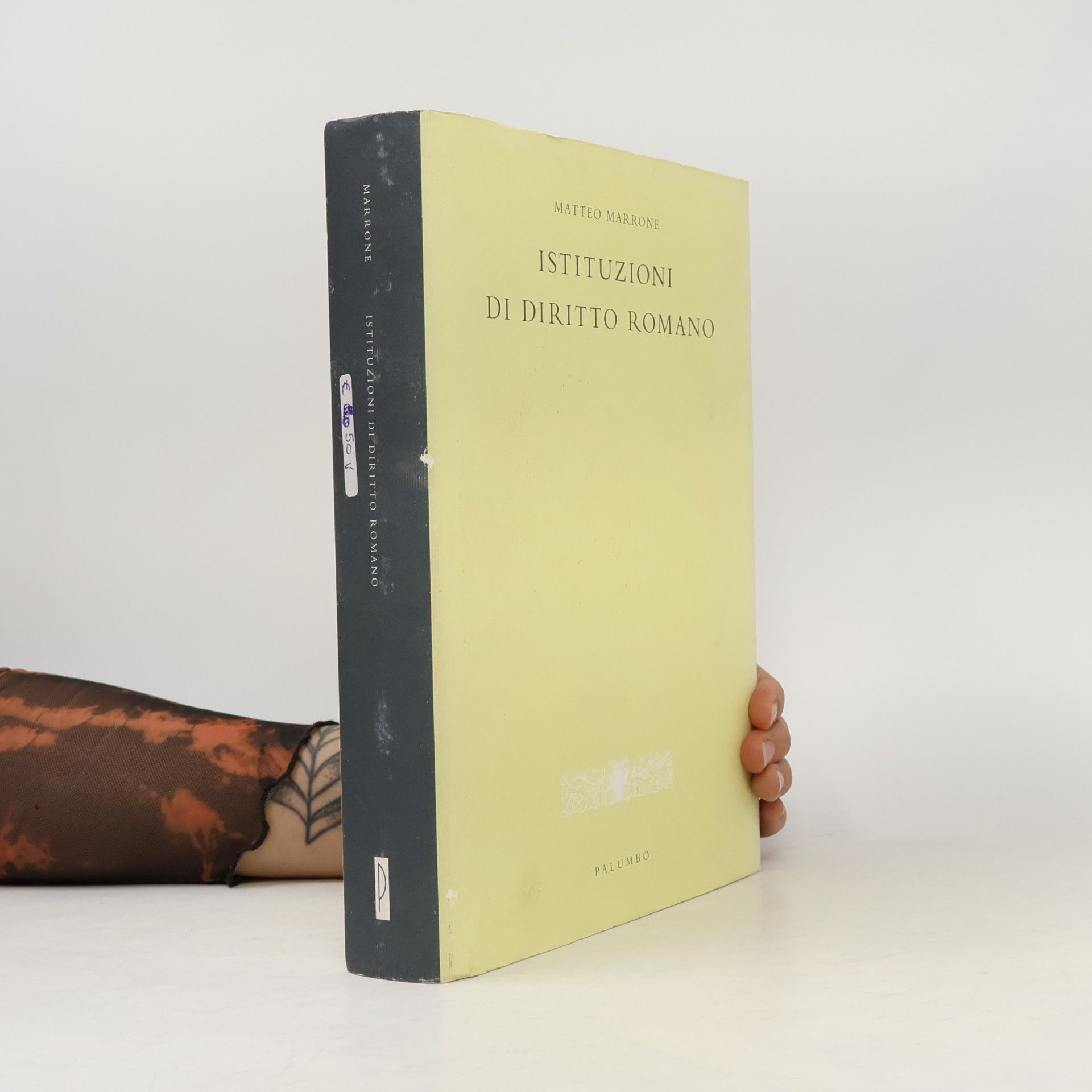 Matteo Marrone Istituzioni di diritto romano