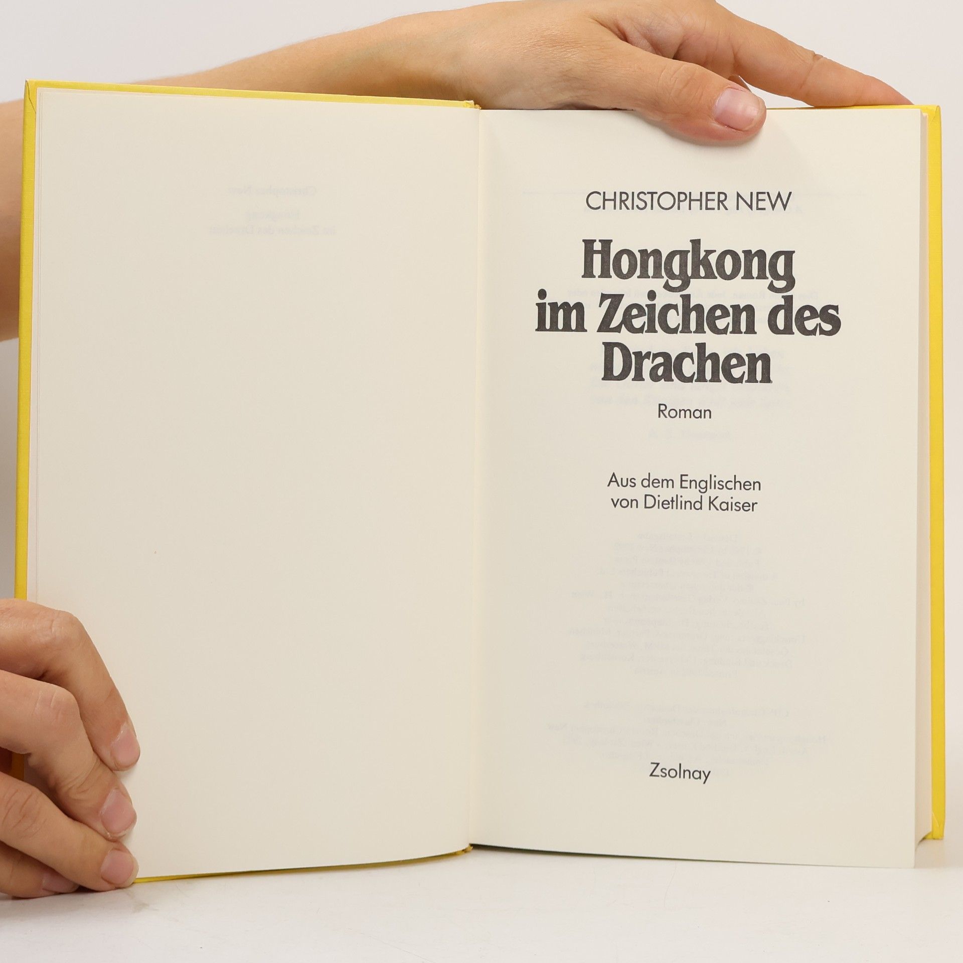 Christopher New Hongkong im Zeichen des Drachen