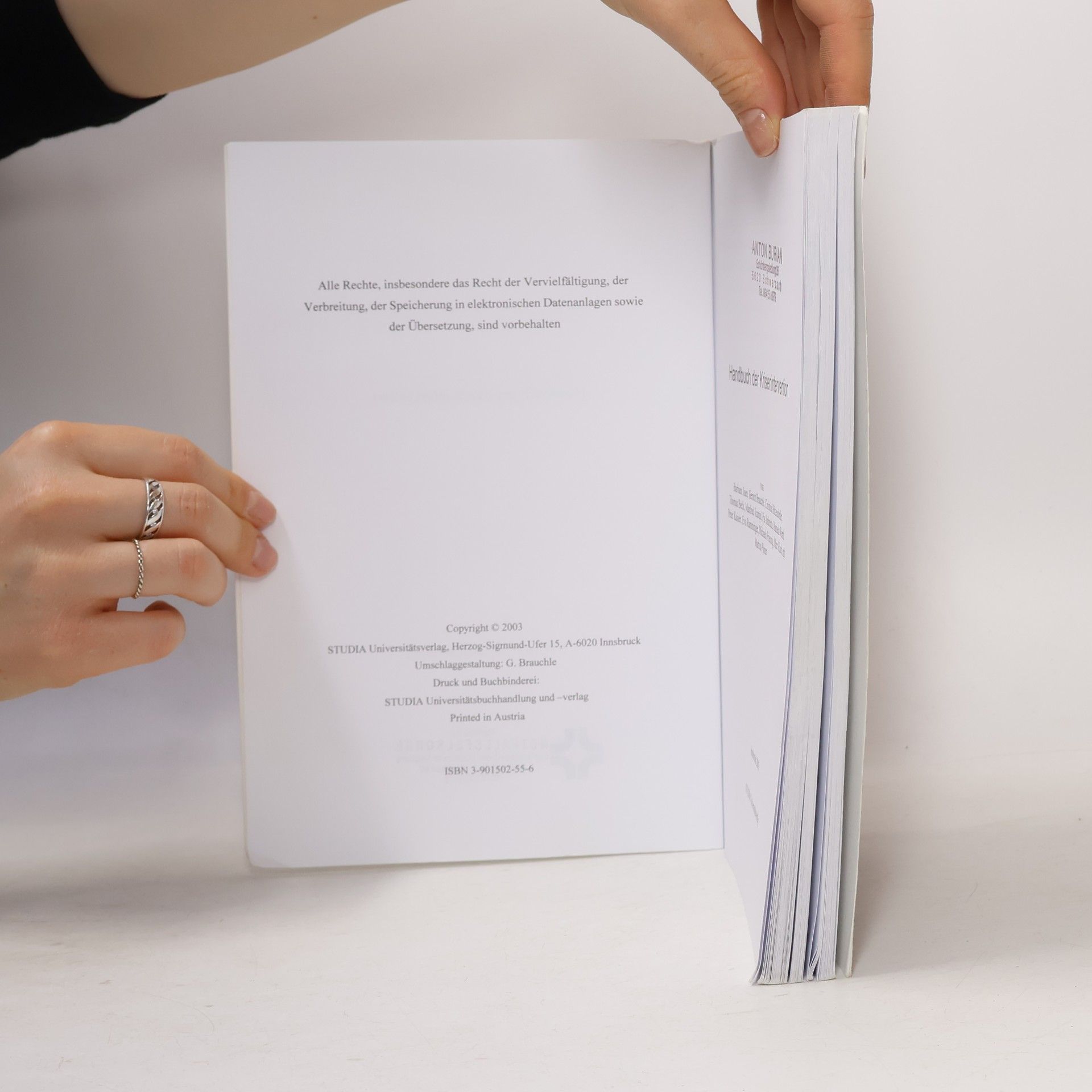 Barbara Juen Handbuch der Krisenintervention