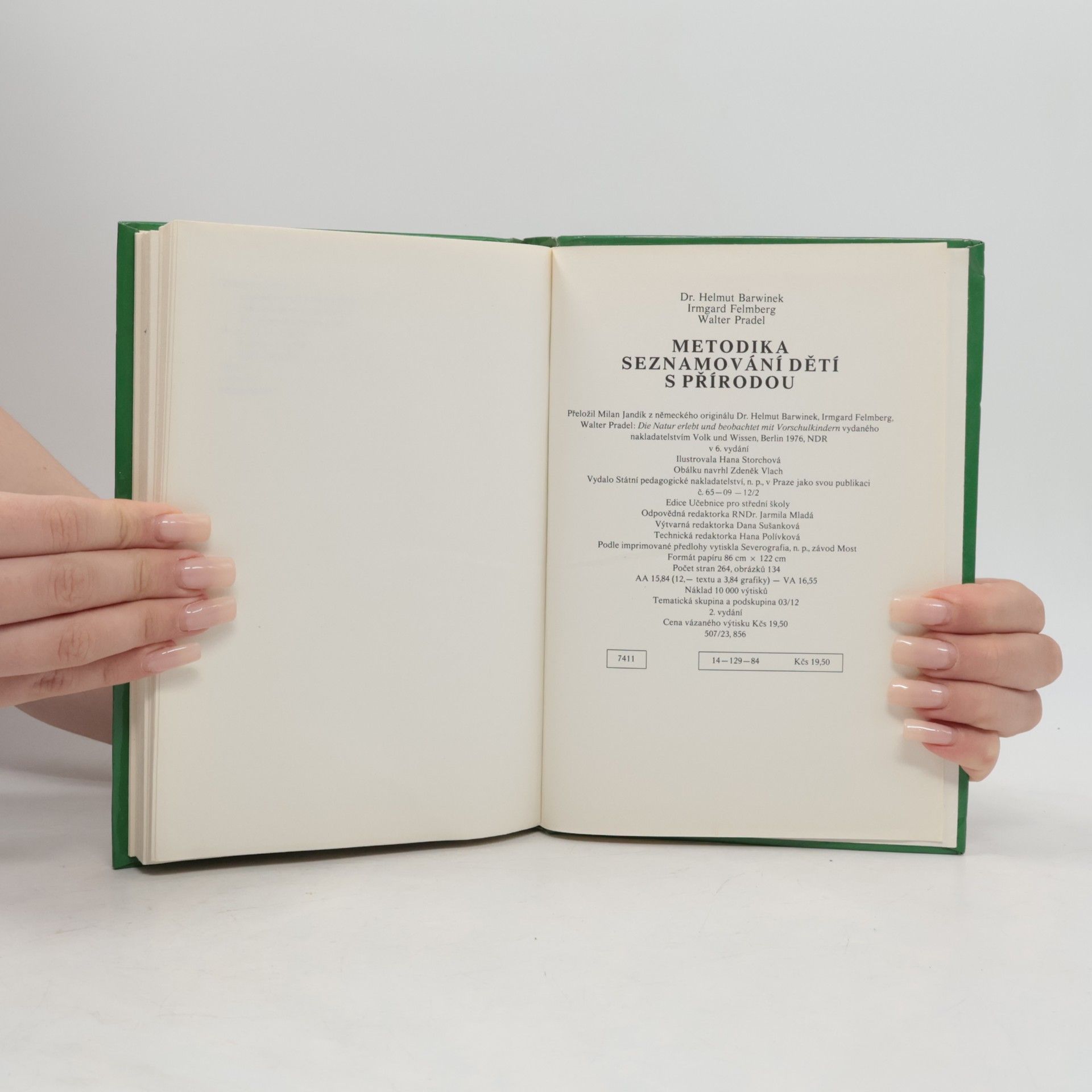 Various authors Metodika seznamování dětí s přírodou