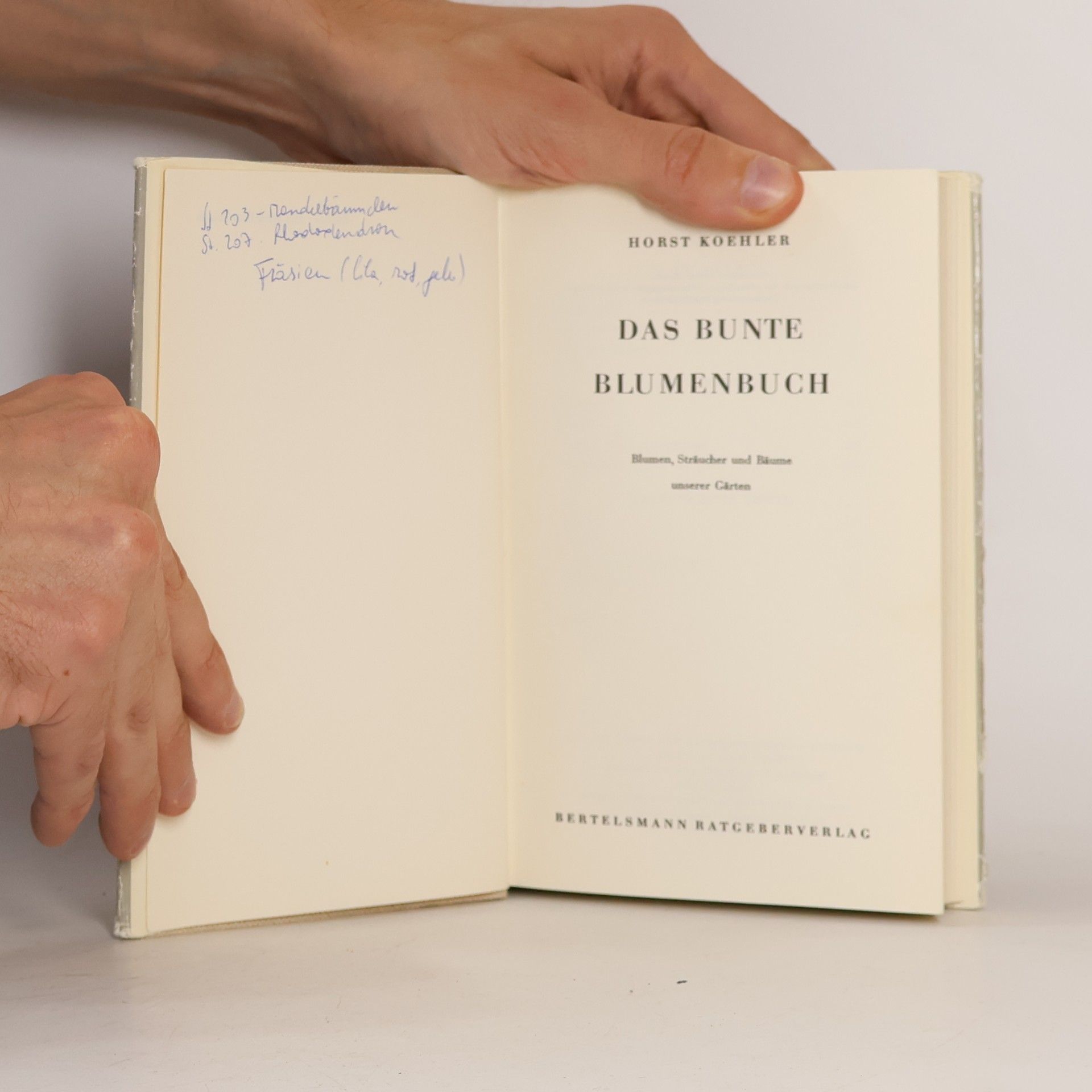 Horst Koehler Das bunte Blumenbuch